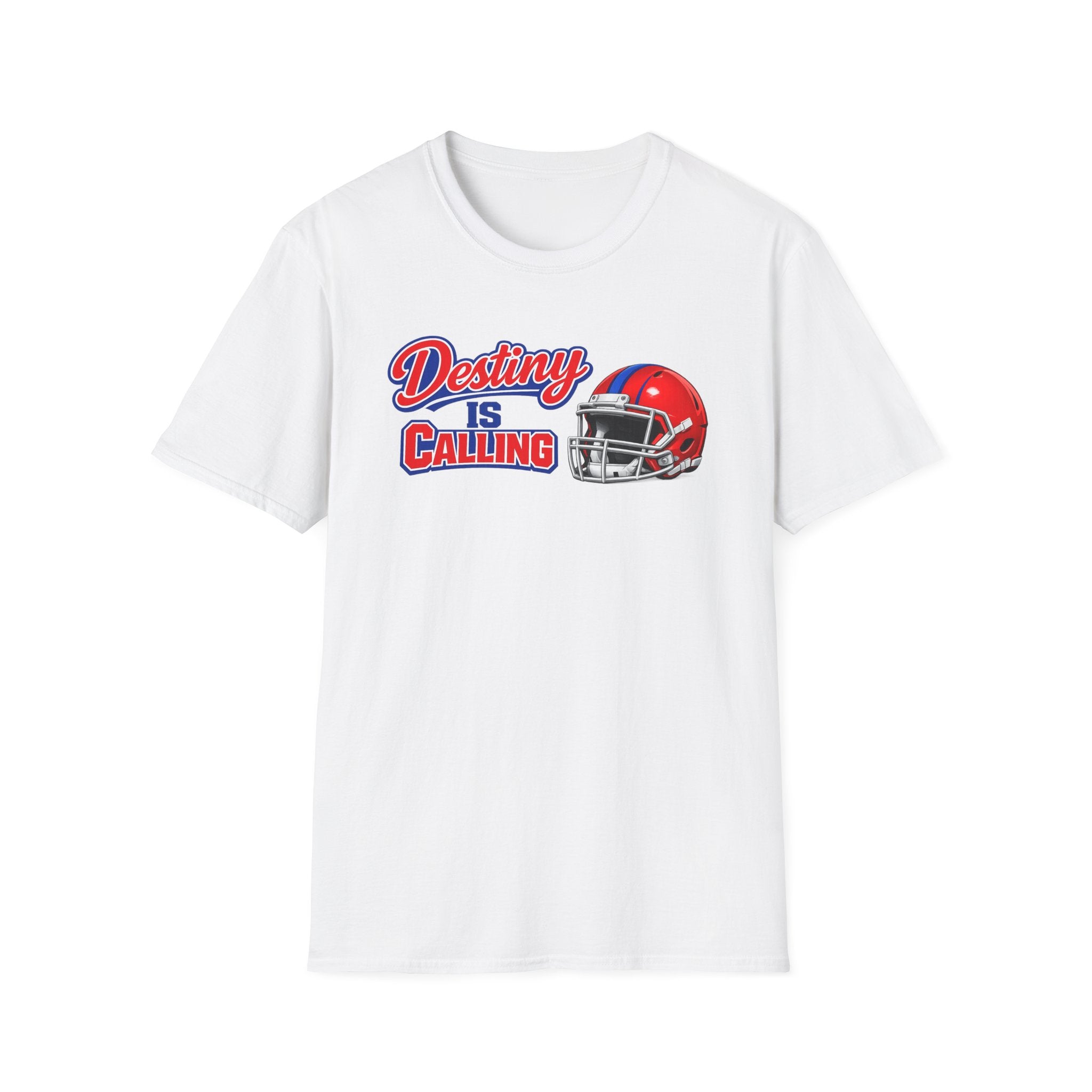 Destiny Is Calling Football Helmet T-Shirt | Sports Team Tee