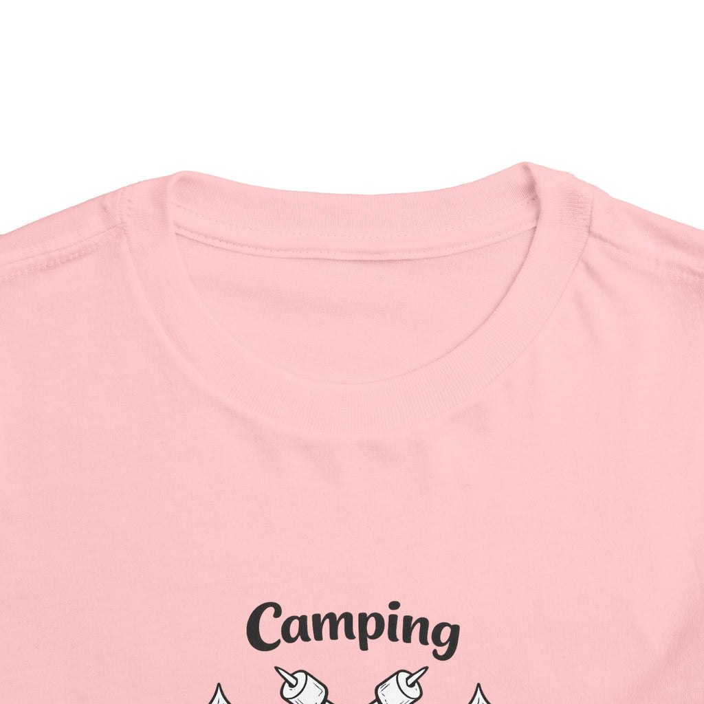 Camping Crew Toddler Tee | Kids Outdoor Camping Shirt, Kayak Fishing Bonfire Design