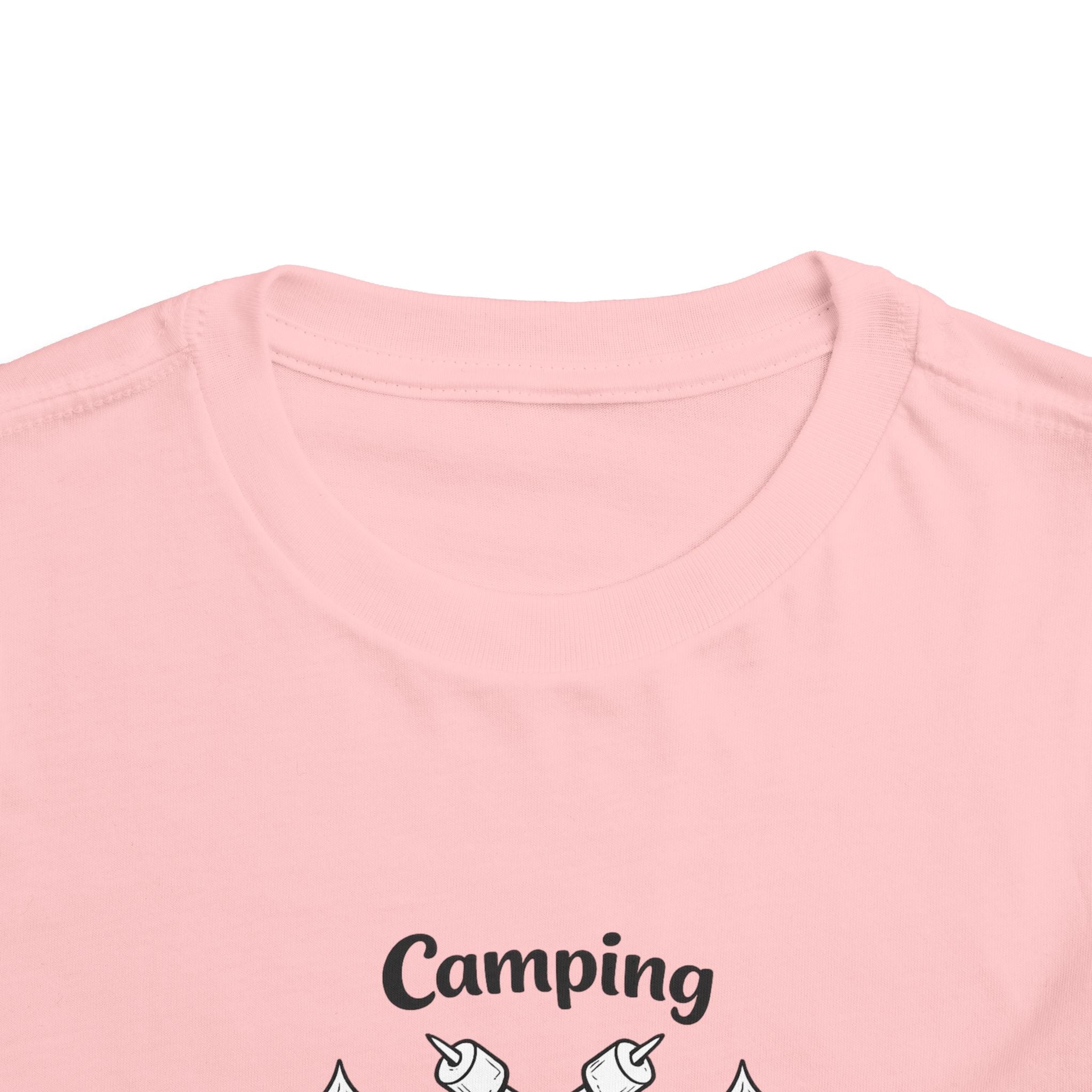 Camping Crew Toddler Tee | Kids Outdoor Camping Shirt, Kayak Fishing Bonfire Design