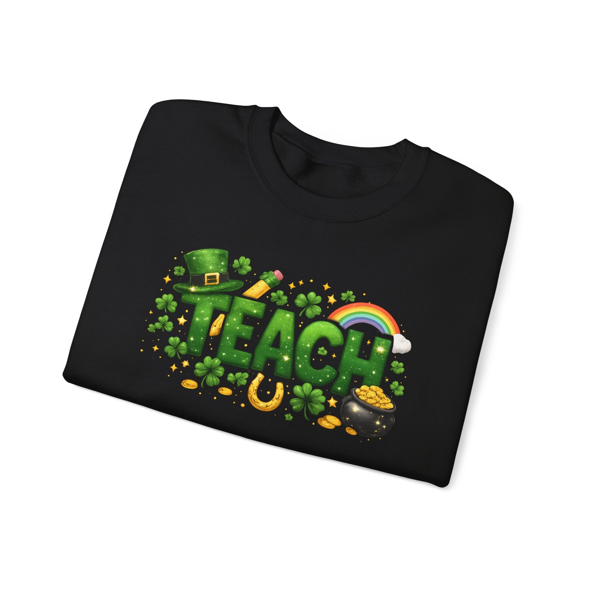 Teach St. Patrick's Day Crewneck Sweatshirt