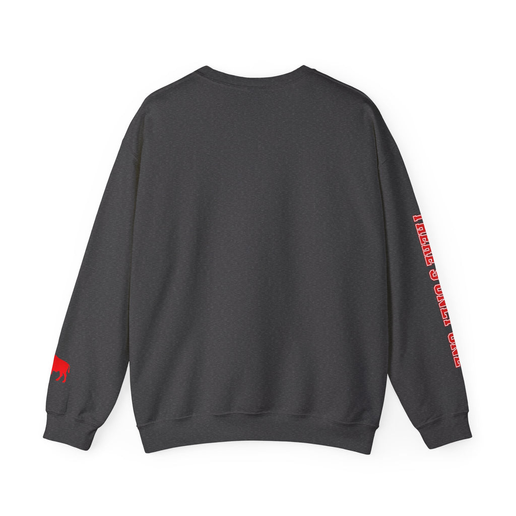 There's Only One NY team Buffalo outline script Crewneck | NY map sweatshirt