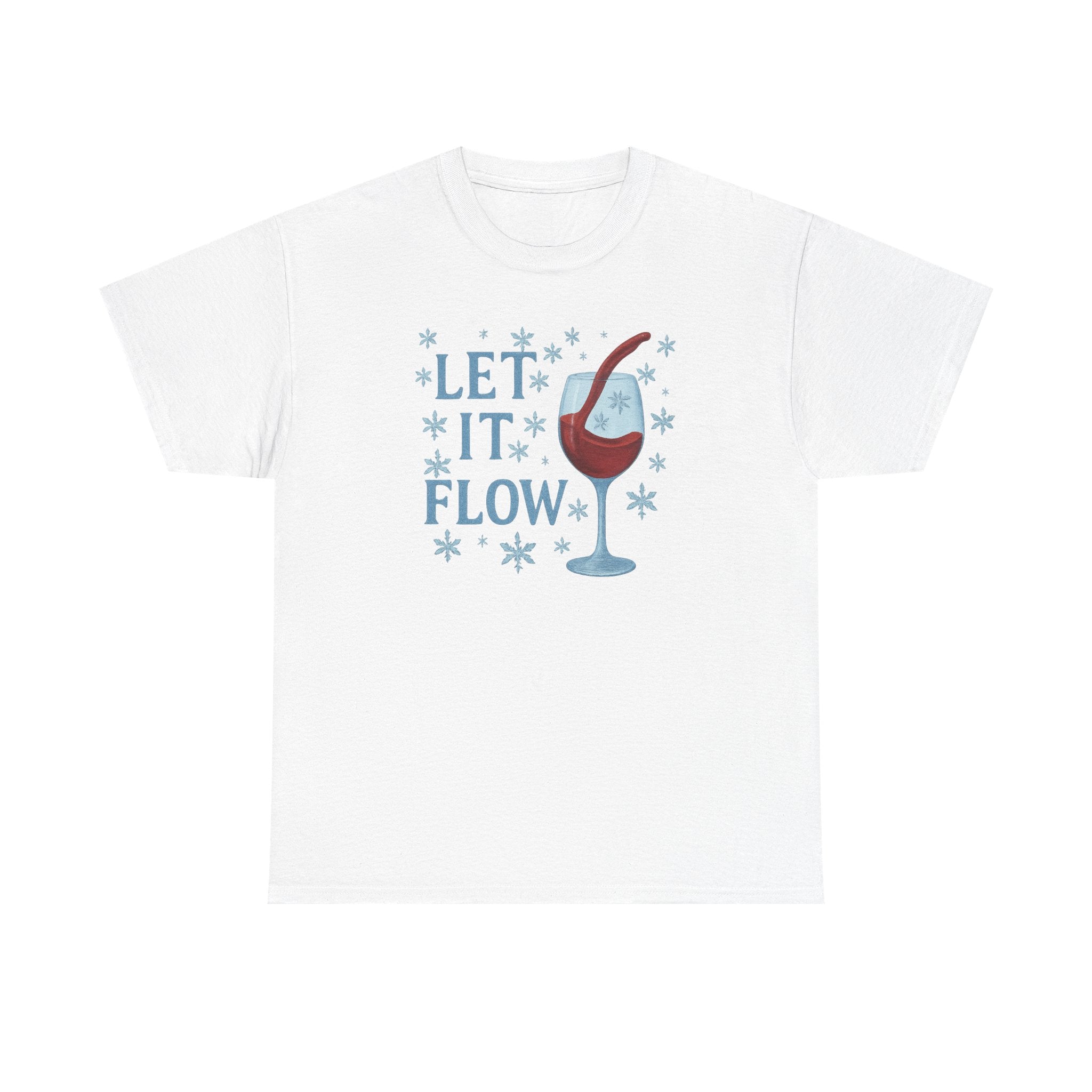 Let It Flow Wine Glass T-Shirt