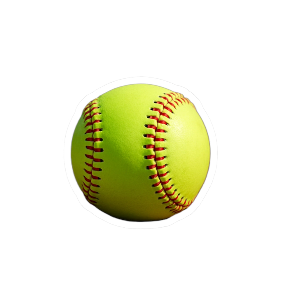Softball Sticker | Kiss-Cut Vinyl, Sports Decal