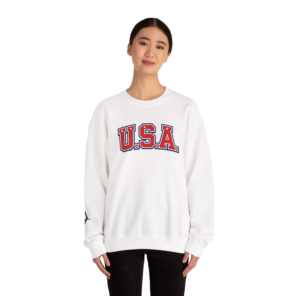 U.S.A. figure skating Unisex Heavy Blend™ Crewneck Sweatshirt