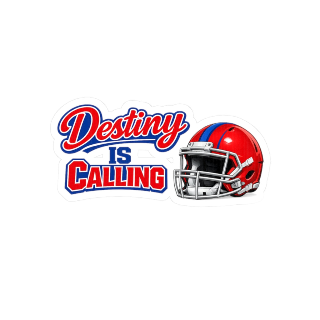 Destiny Is Calling football helmet Sticker | Kiss-Cut vinyl decal