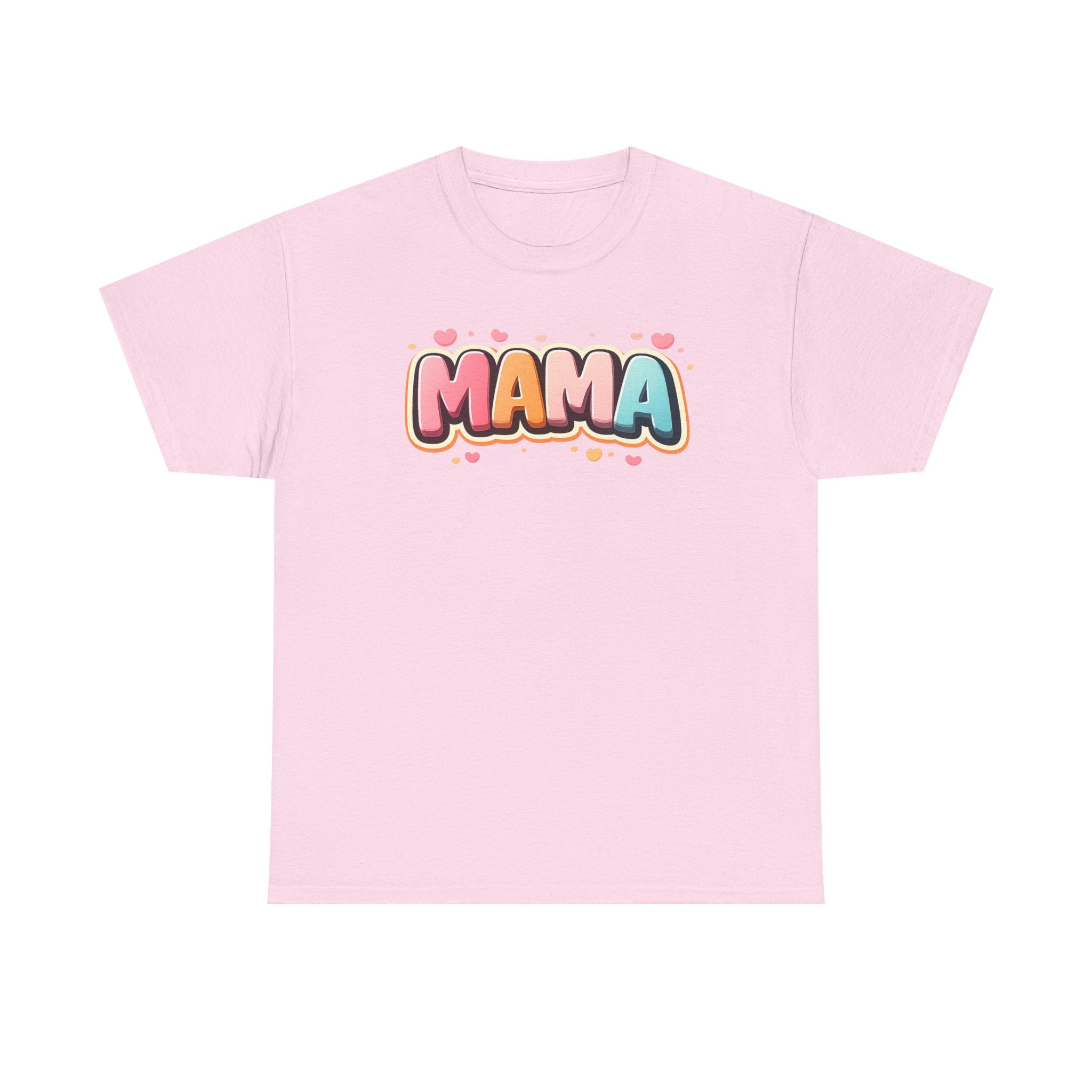 Mama Script Bubble Design T-Shirt