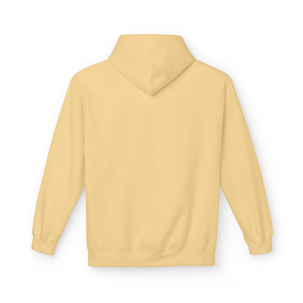 Sitting Labrador Dog Hoodie | Minimal Small Dog Silhouette, White Pullover