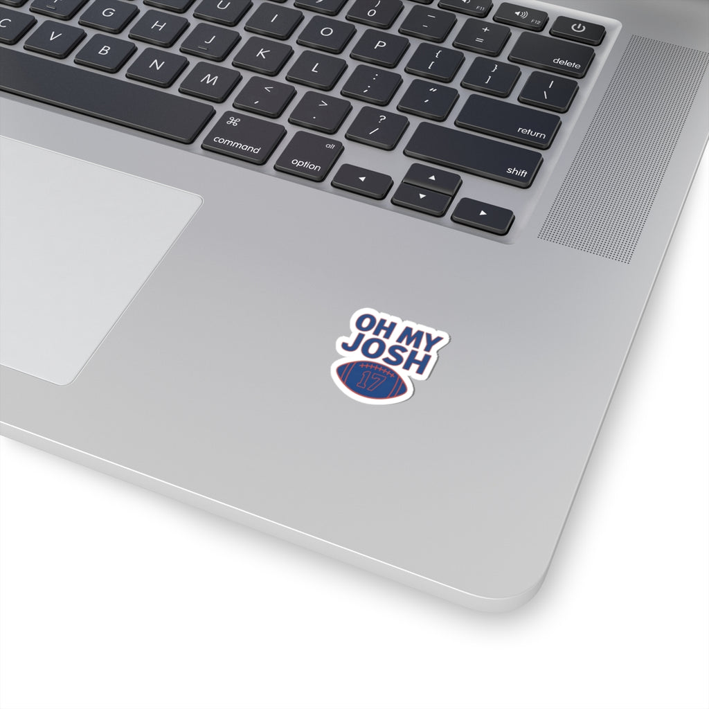 Oh My Josh football 17 Sticker | Kiss-Cut vinyl decal