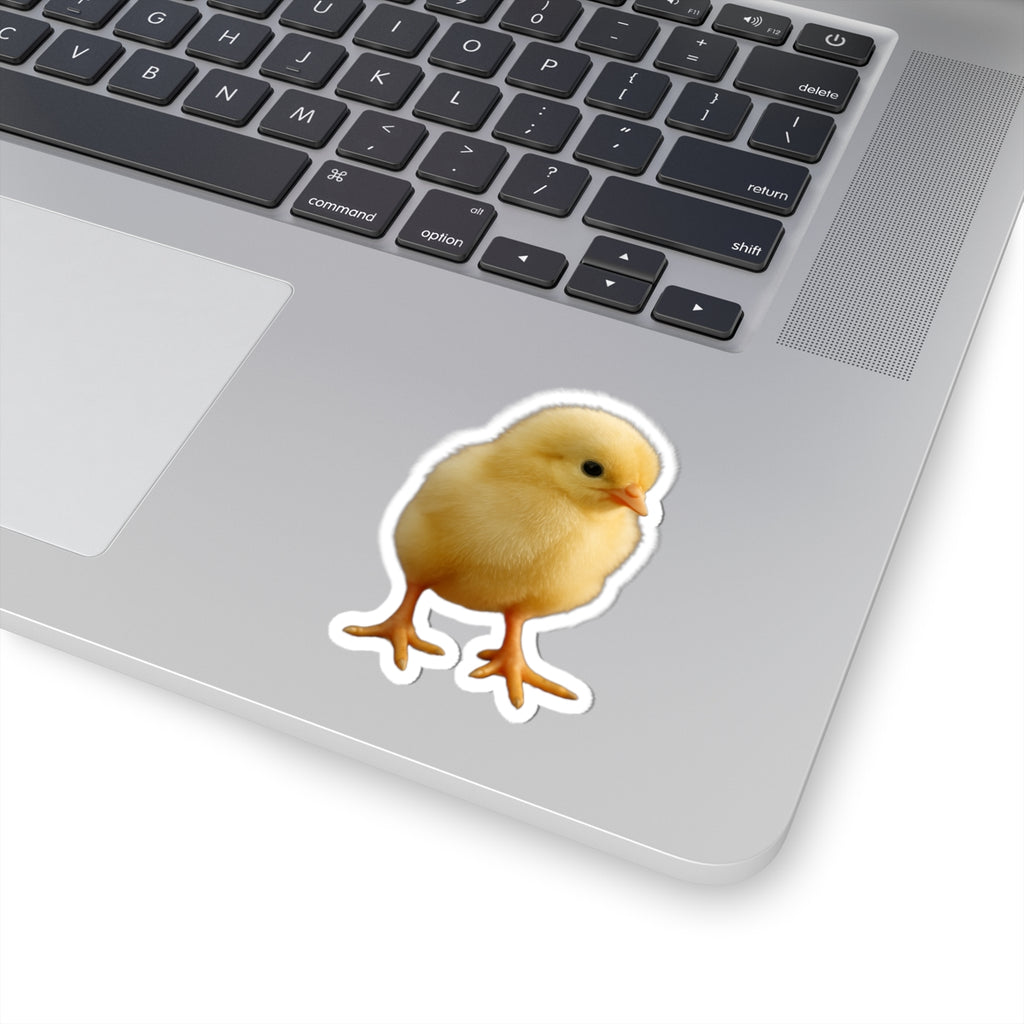 Yellow Chick Sticker | Cute Baby Chick Vinyl Kiss-Cut Sticker