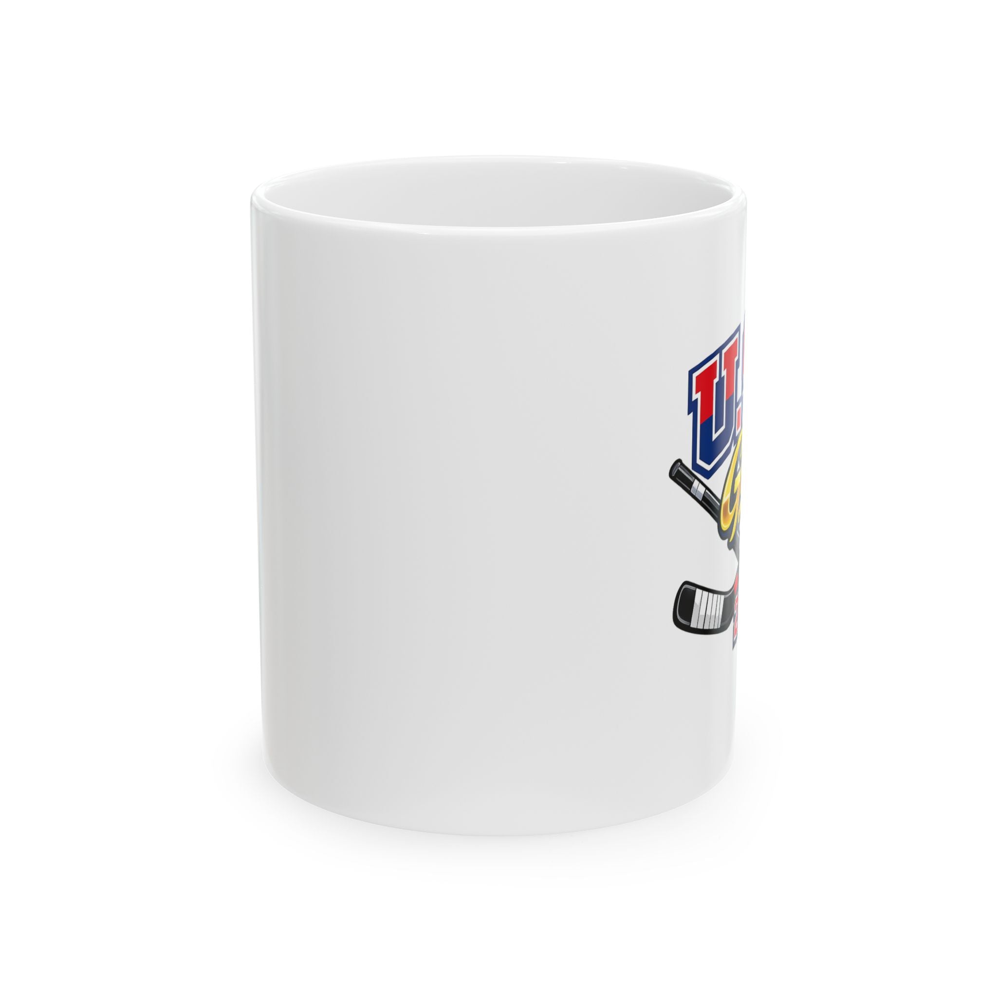Hockey USA 2026 Ceramic Mug - USA Hockey Logo Coffee Cup (11oz & 15oz)