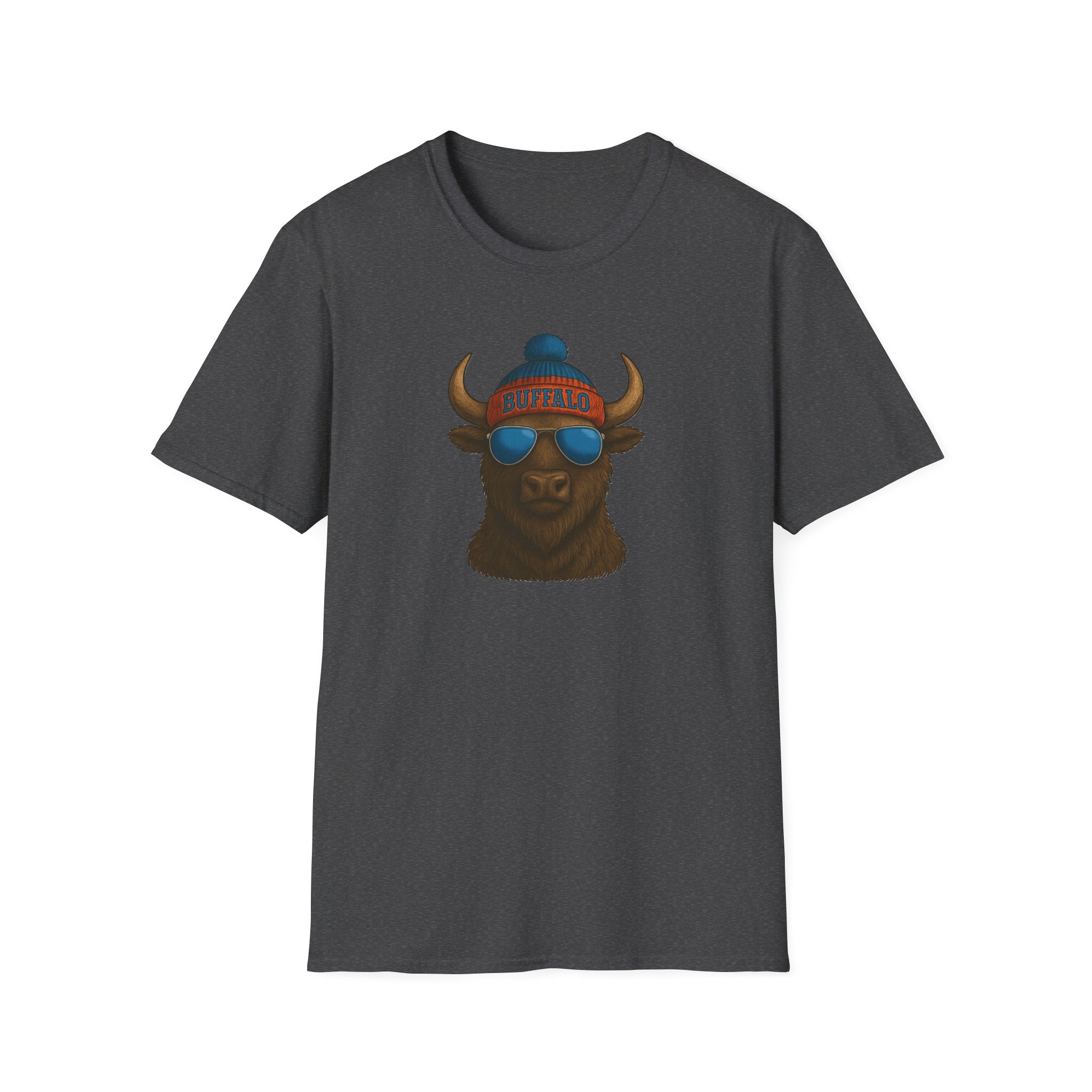 Buffalo with Beanie and Sunglasses T-Shirt