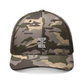 Camouflage Trucker Hat — 'Keep It Reel' Embroidered Fishing Cap