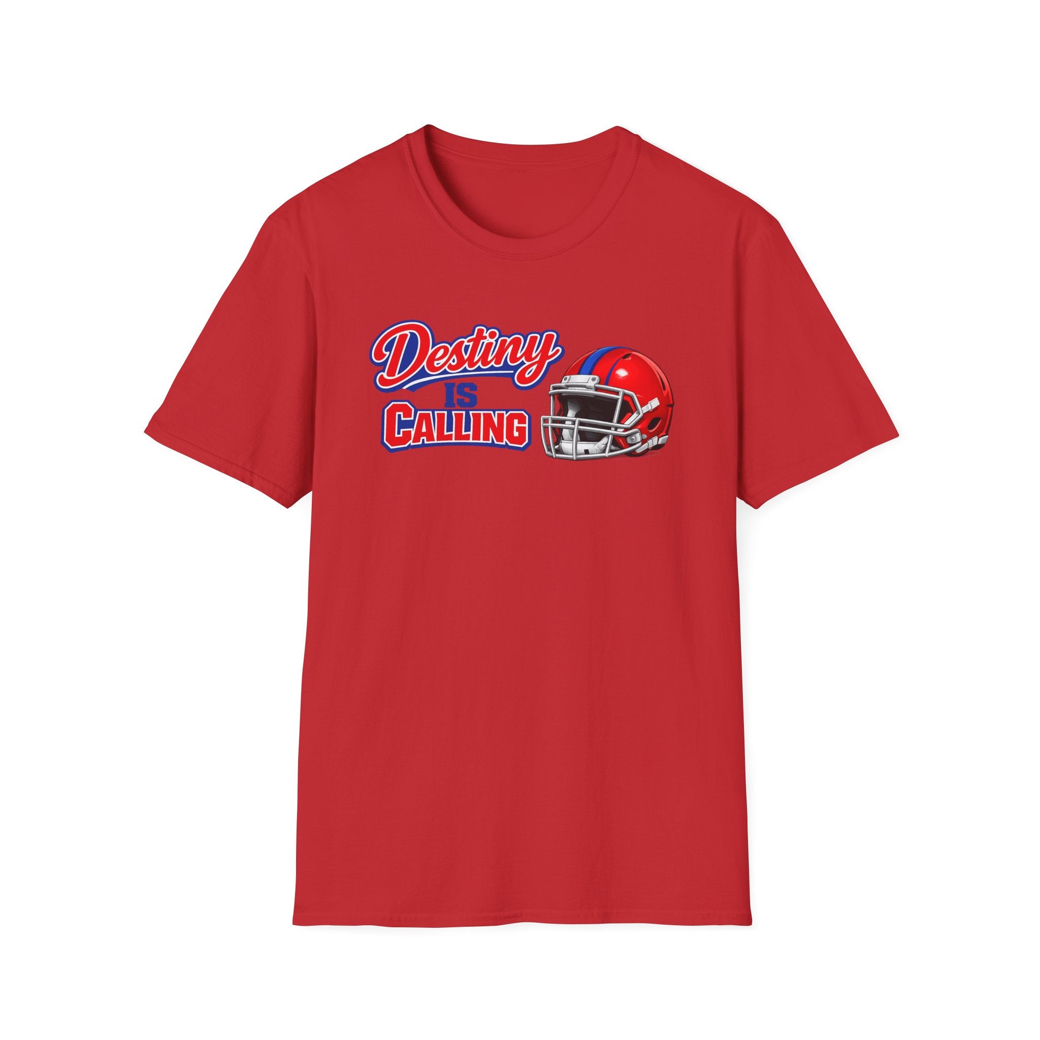 Destiny Is Calling Football Helmet T-Shirt | Sports Team Tee