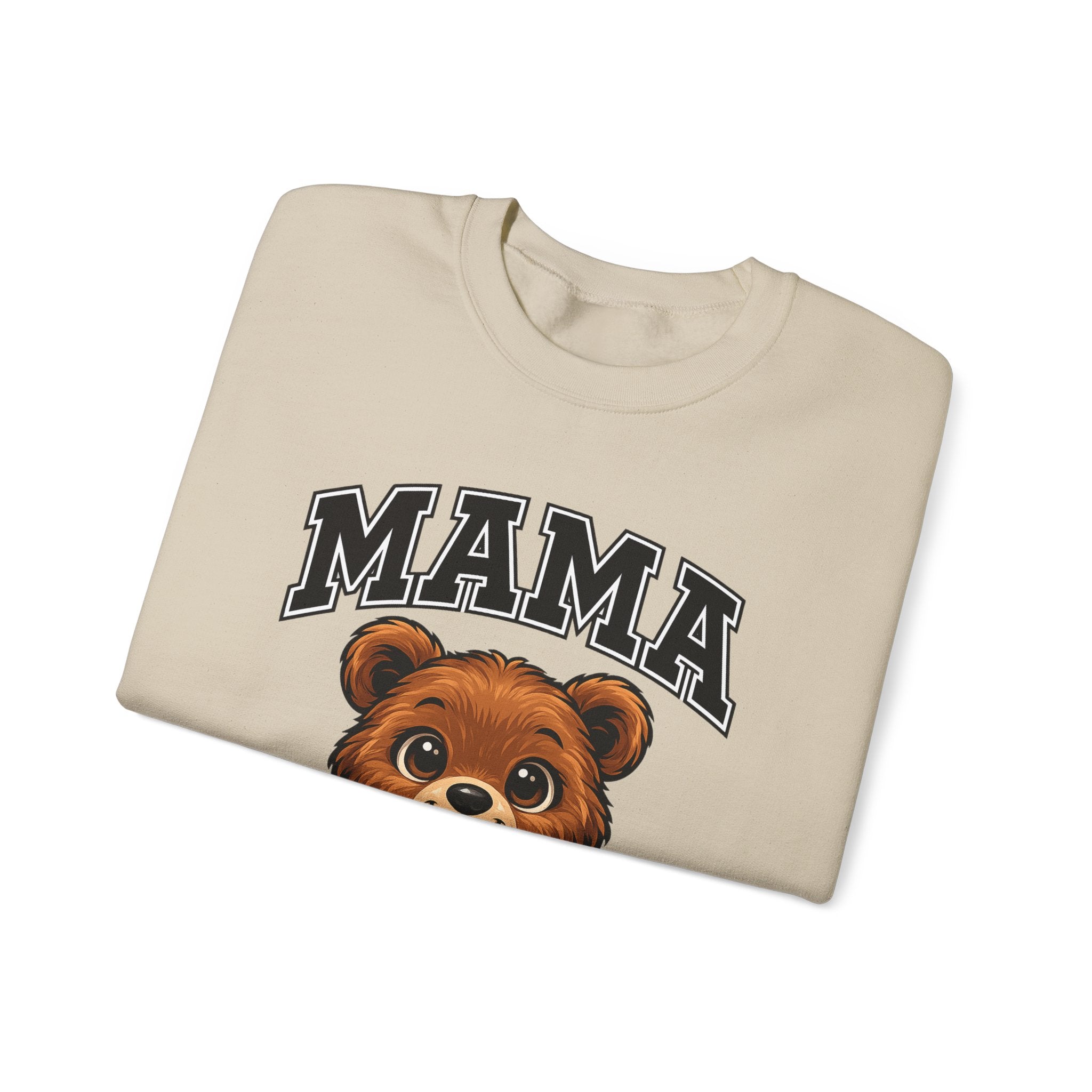 Mama Bear Sweatshirt — Cute Retro Bear Mom Crewneck
