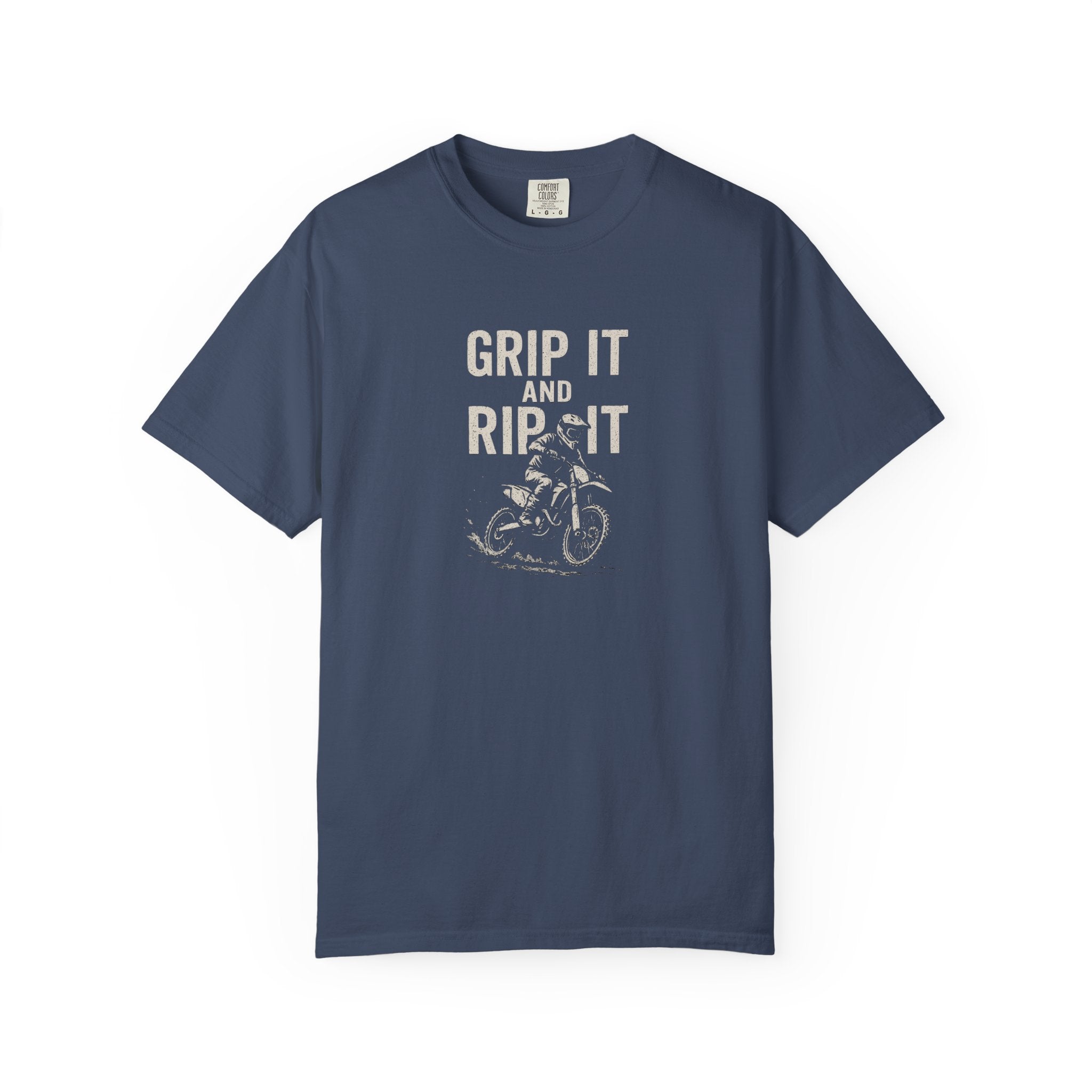 Grip It and Rip It Dirt Bike Tee | Vintage Bike Graphic T-Shirt