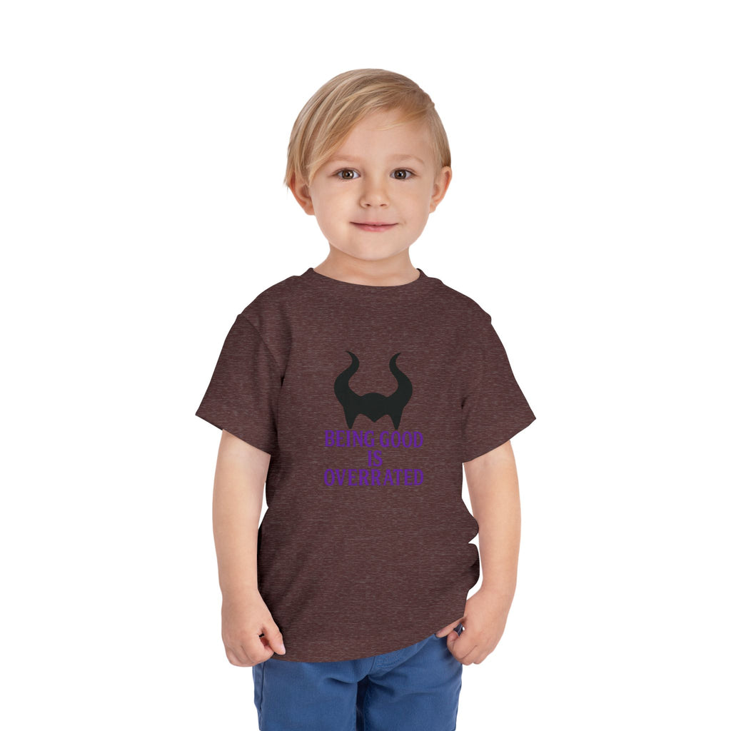 Maleficent Being Good Is Overrated Toddler Tee