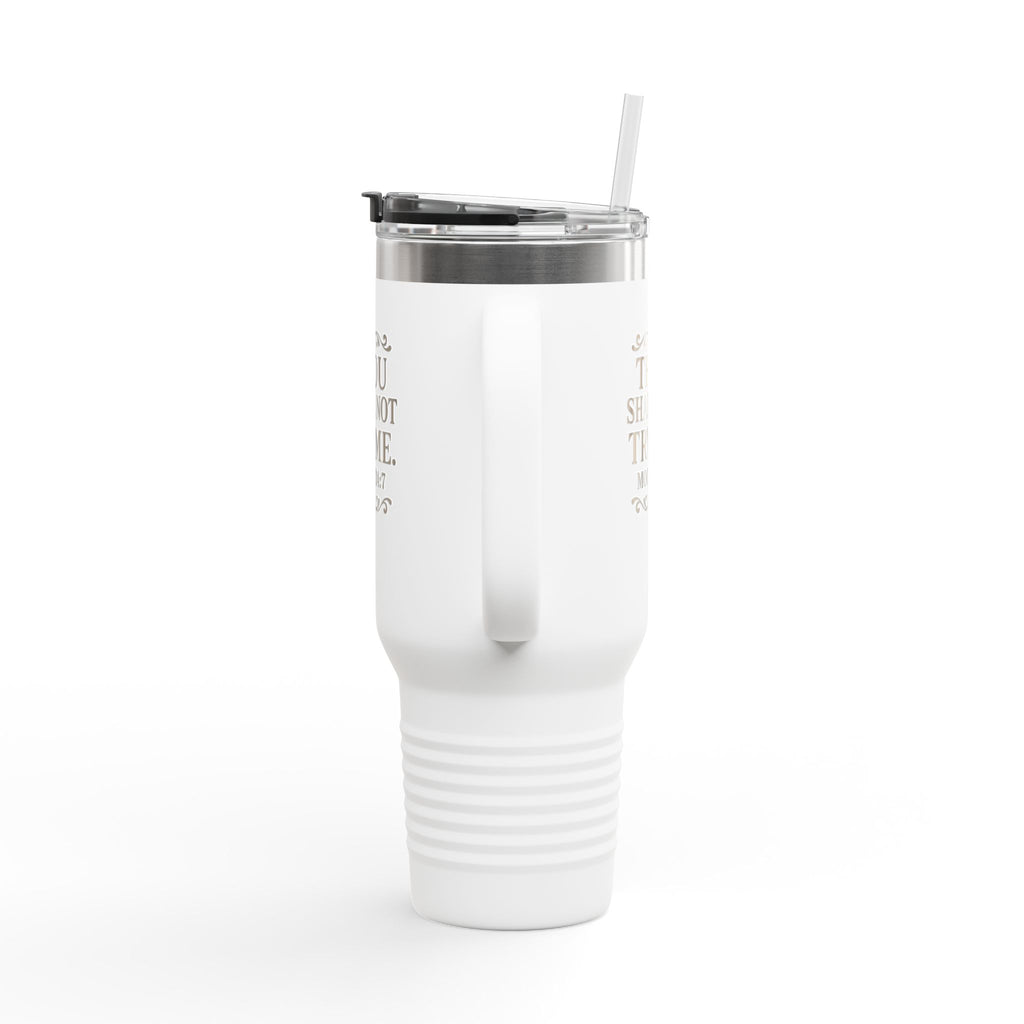Thou Shall Not Try Me 40oz Insulated Travel Mug