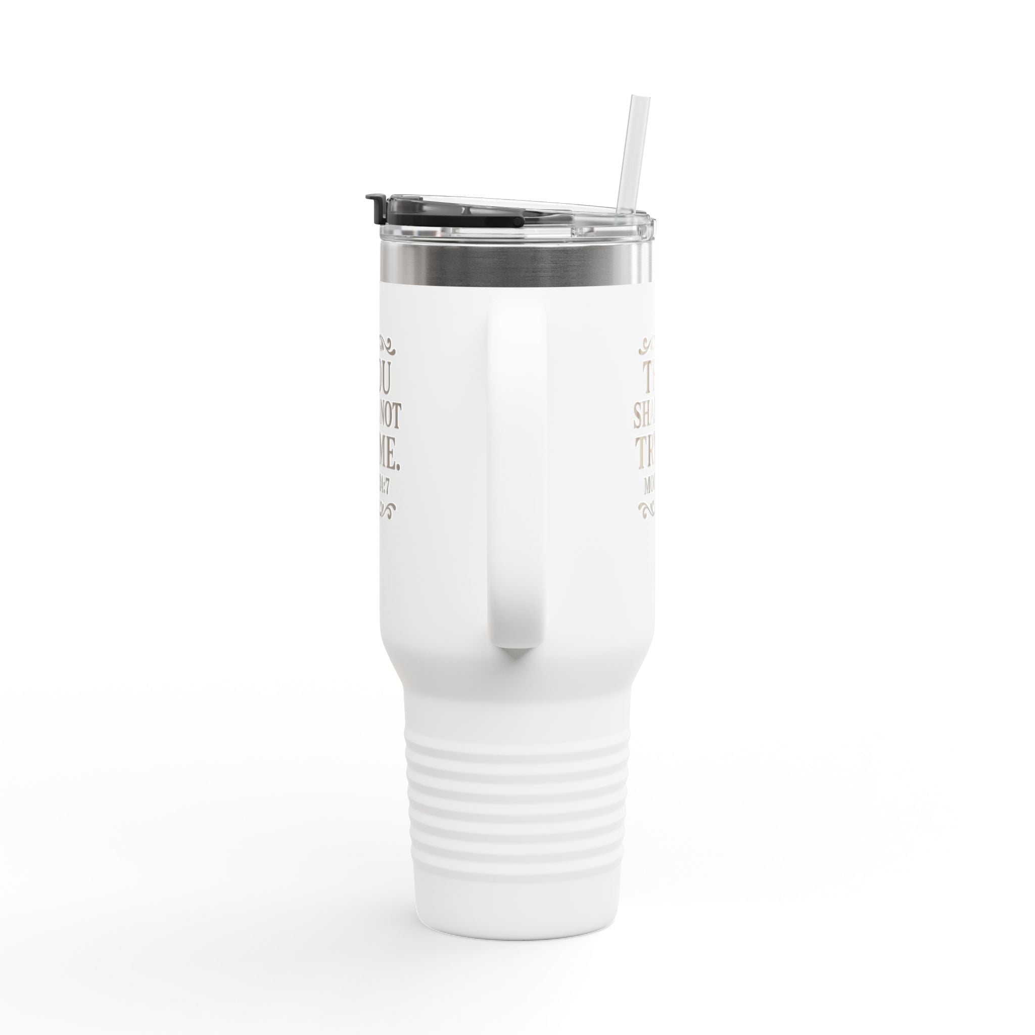 Thou Shall Not Try Me 40oz Insulated Travel Mug