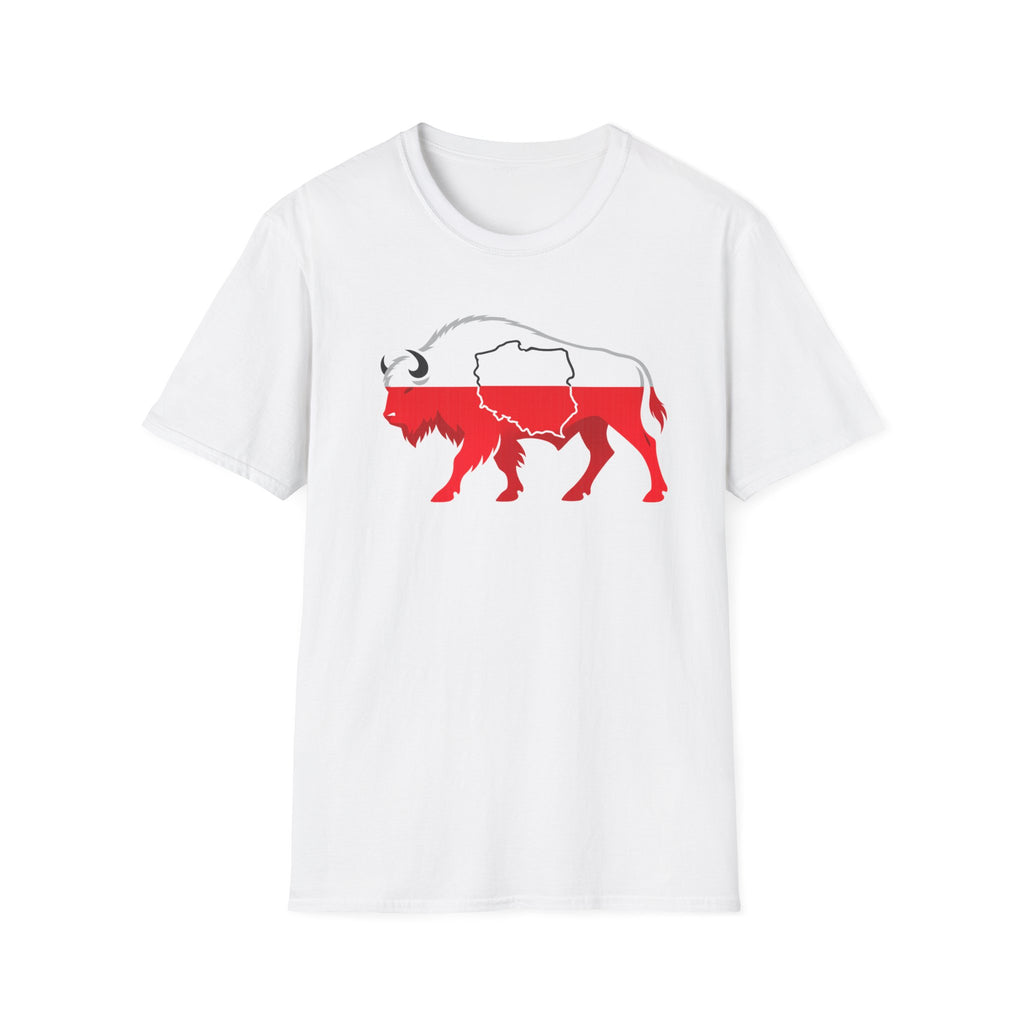 Poland Flag Bison T-Shirt — Polish Pride Buffalo Tee