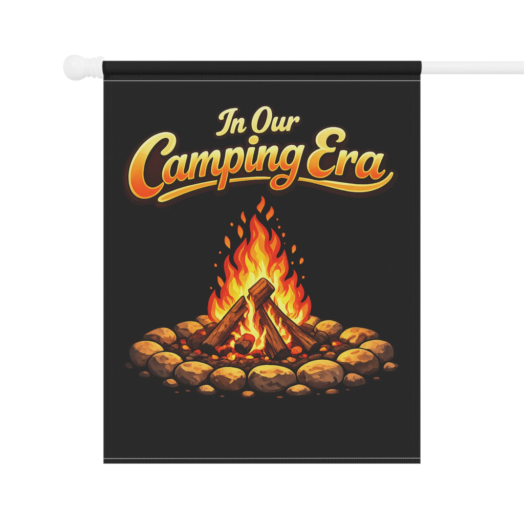Campfire 'In Our Camping Era' Garden Flag | Outdoor Décor
