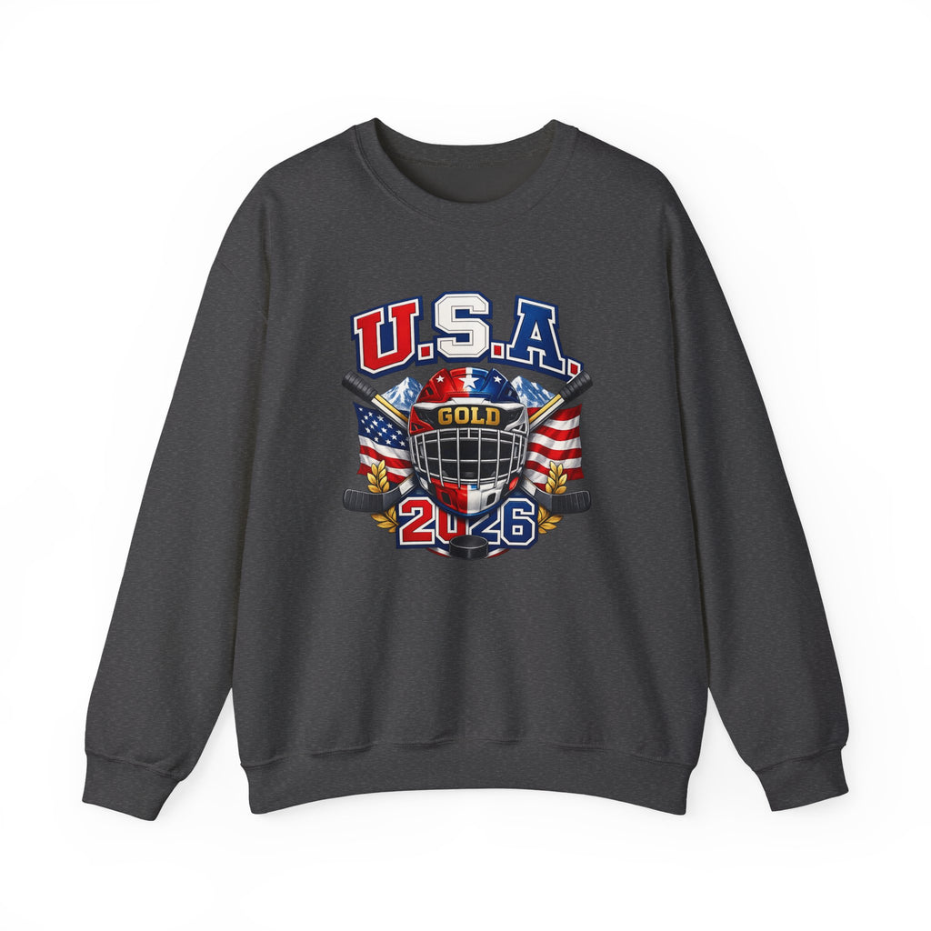 USA Hockey Gold 2046 Crewneck Sweatshirt