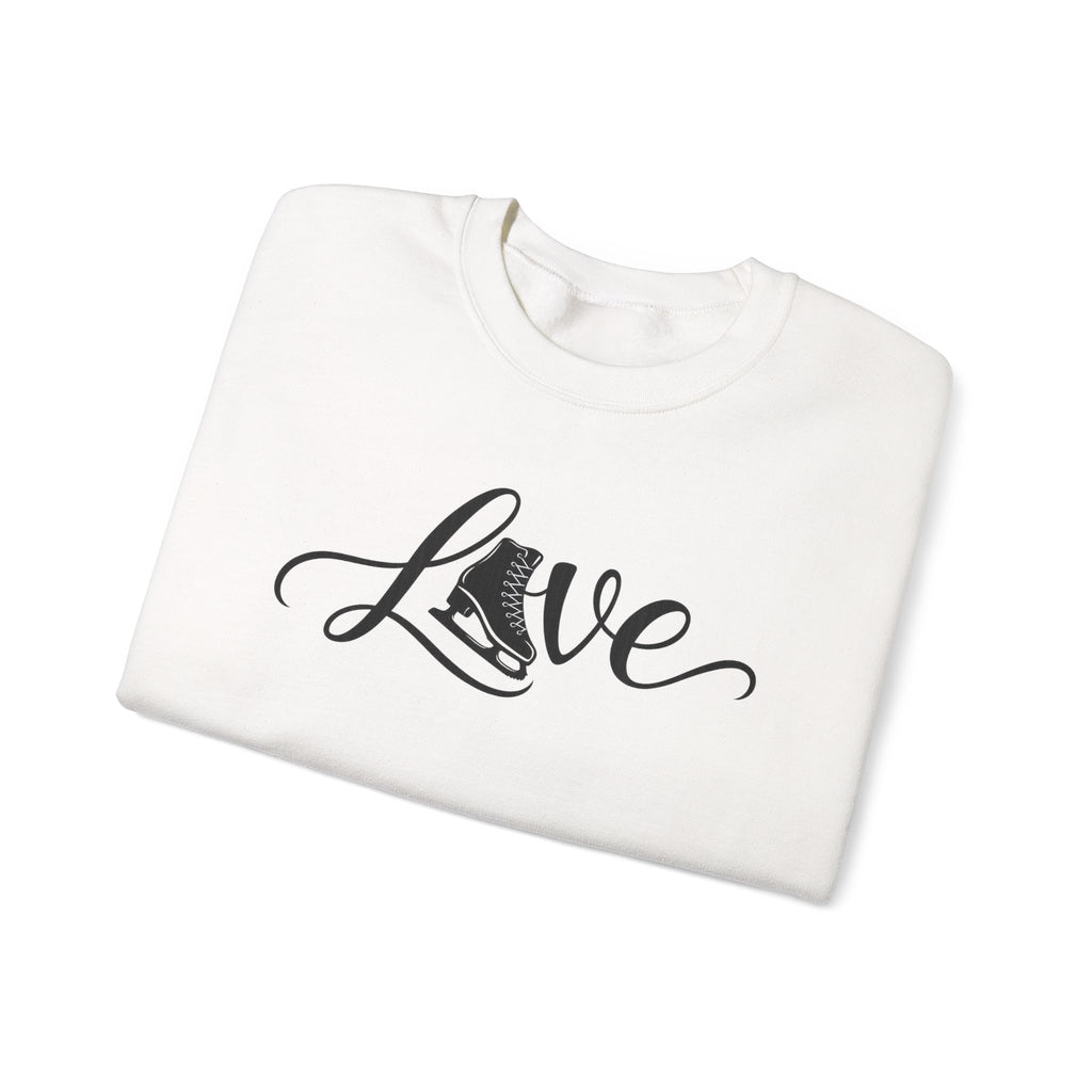 Love figure skating Unisex Heavy Blend™ Crewneck Sweatshirt