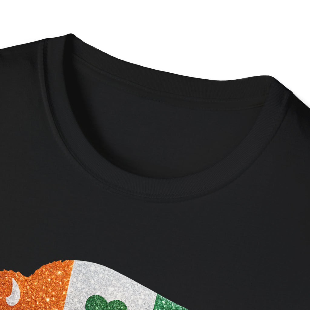 St. Patrick’s Buffalo T‑Shirt — Irish Flag Bison with Shamrock