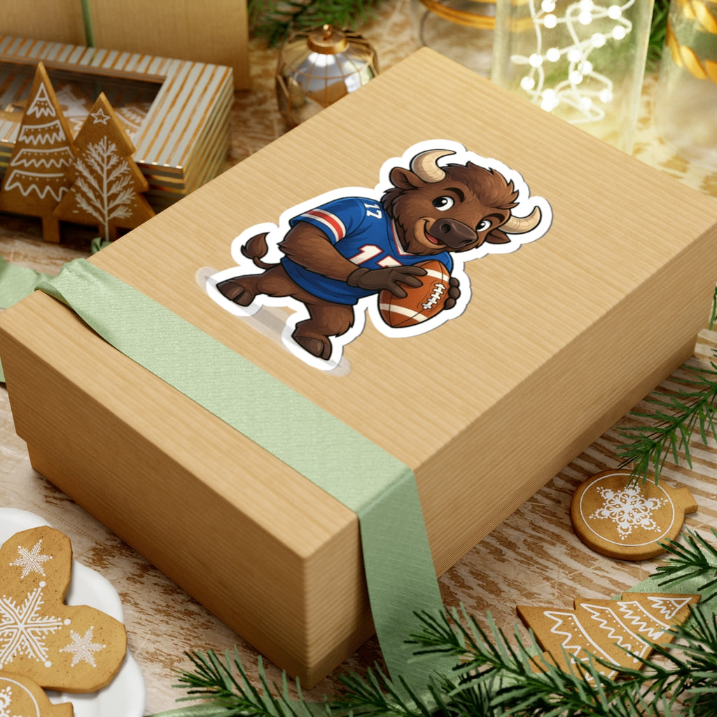 Buffalo 17 Football Player Sticker | Kiss-Cut Sticker