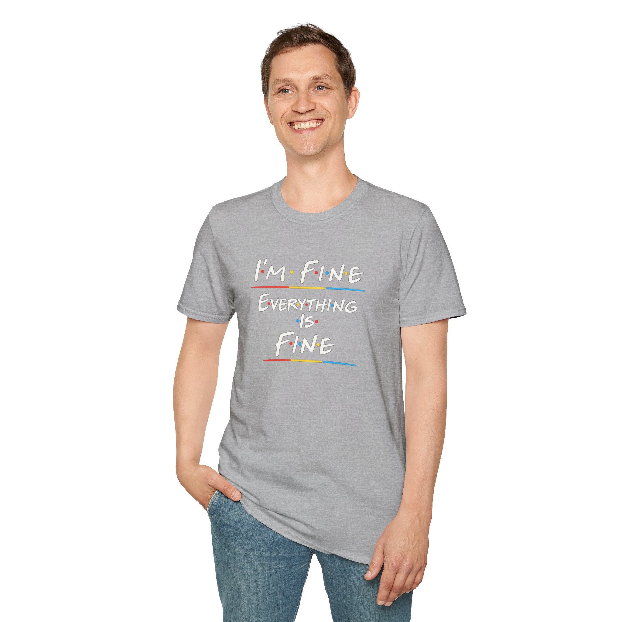 I’m Fine Everything Is Fine T-Shirt — Funny Sarcastic Graphic Tee