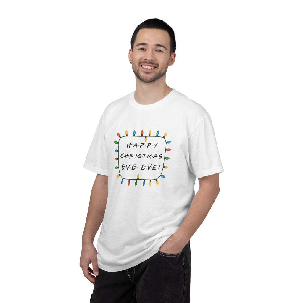 Happy Christmas Eve Eve T-Shirt | Christmas Lights Holiday Tee