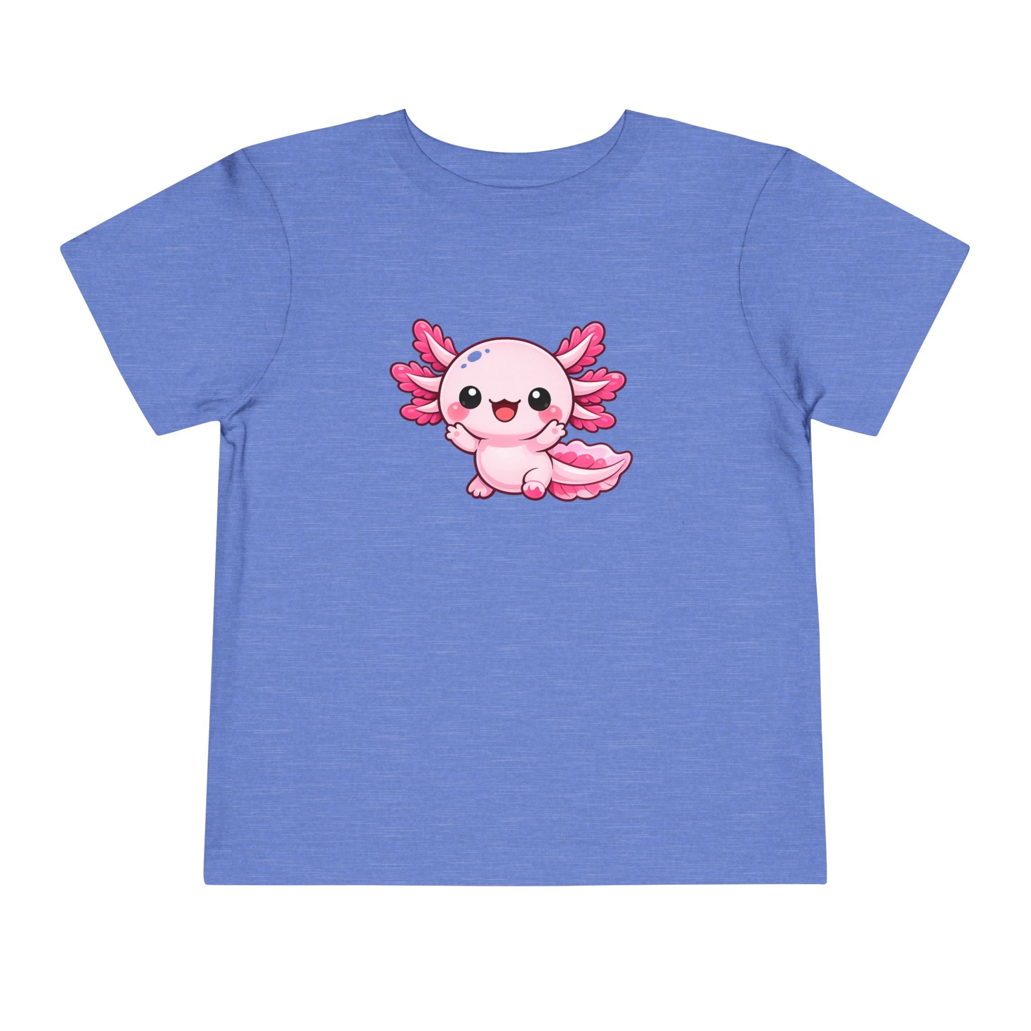 Pink Axolotl Illustration Toddler Tee | Cute Amphibian Shirt