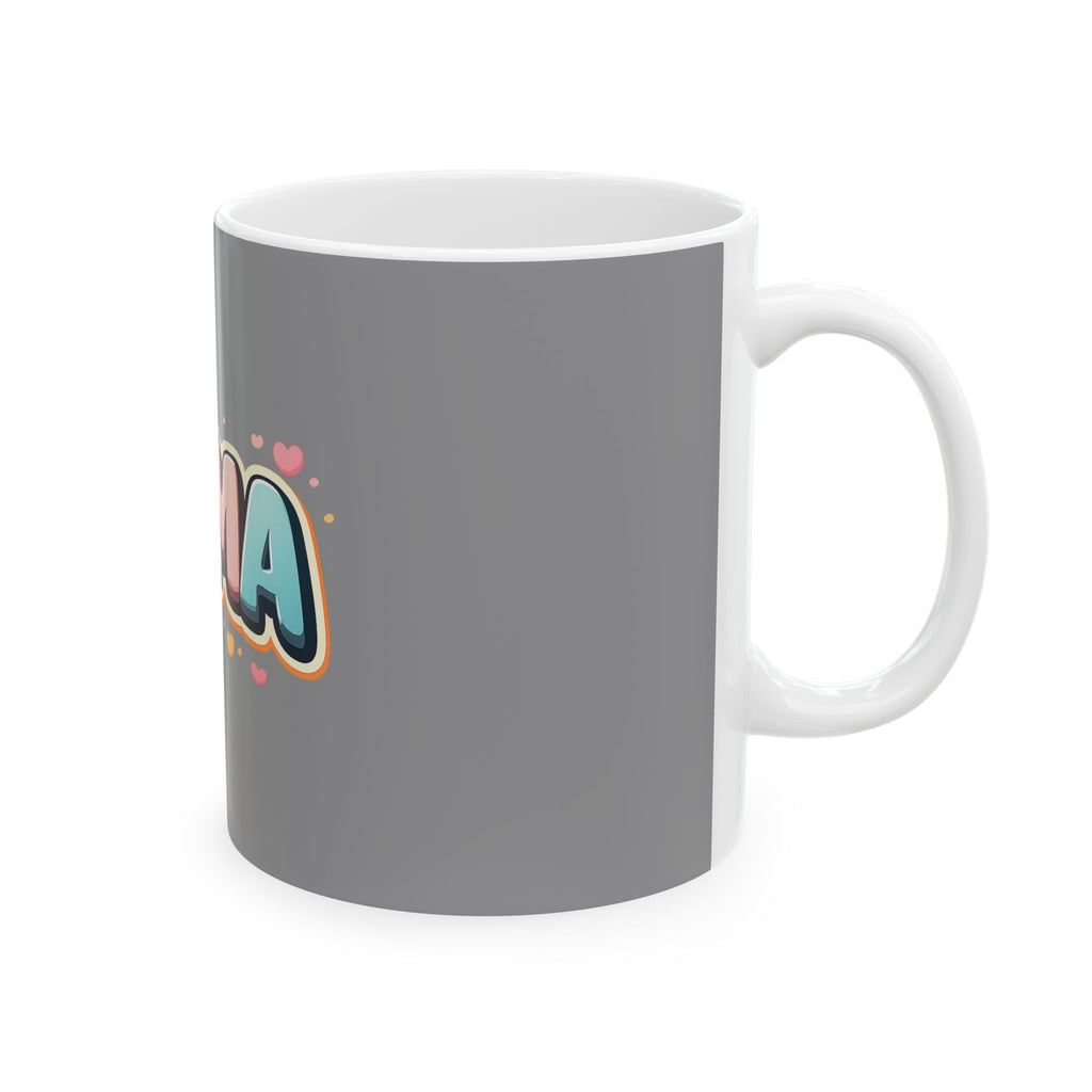 Mama Colorful Heart Ceramic Mug — Gift for Mom, Mother's Day Coffee Cup (11oz & 15oz)