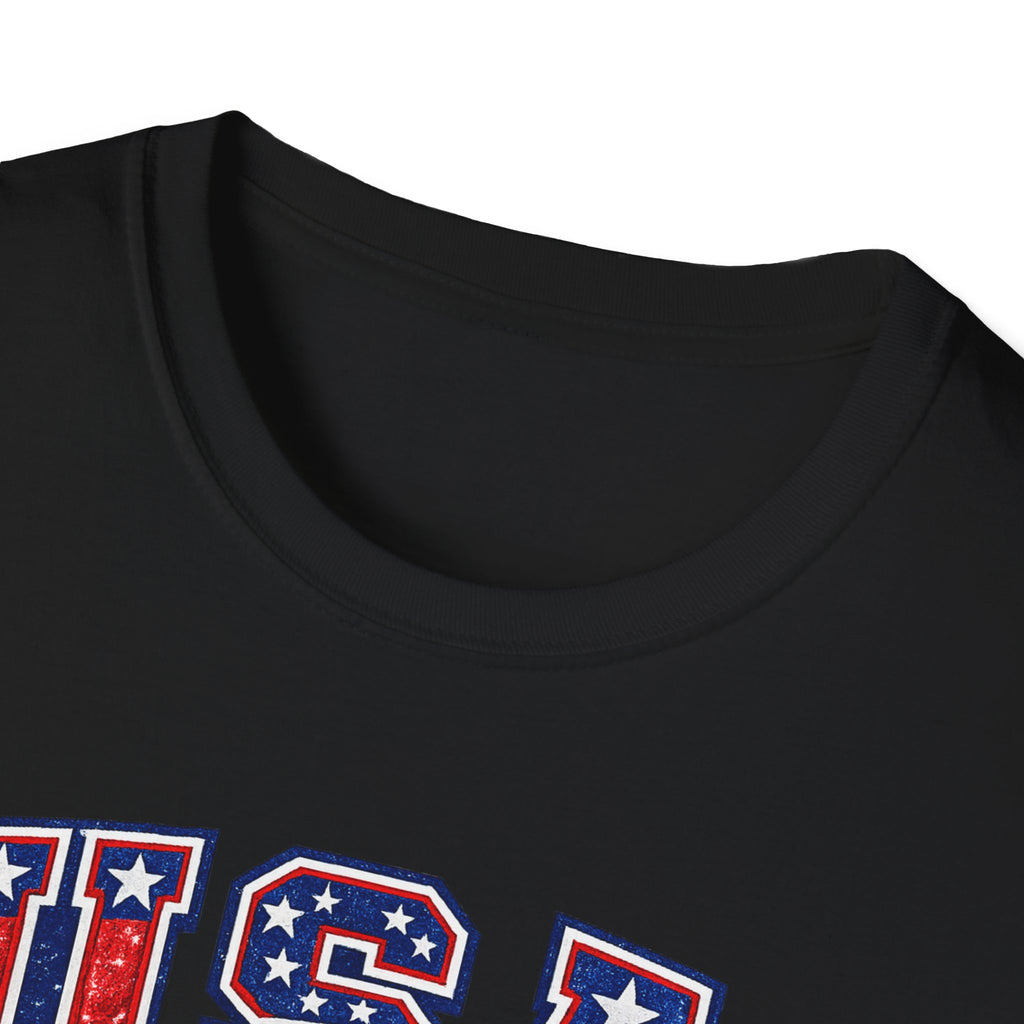 U.S.A. figure skating Unisex Softstyle T-Shirt