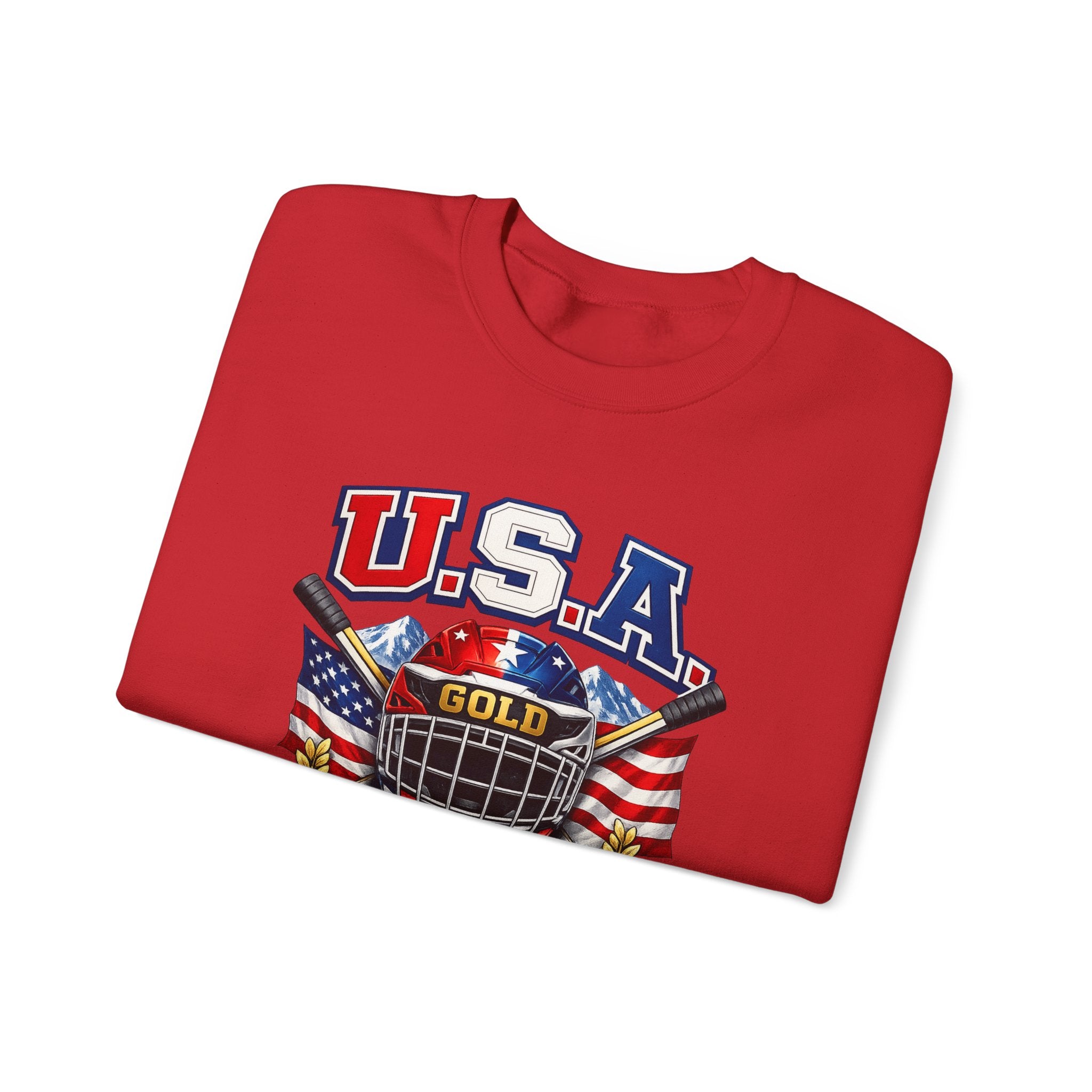 USA Hockey Gold 2046 Crewneck Sweatshirt