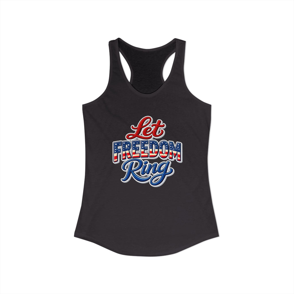 Let Freedom Ring Women's Ideal Racerback Tank