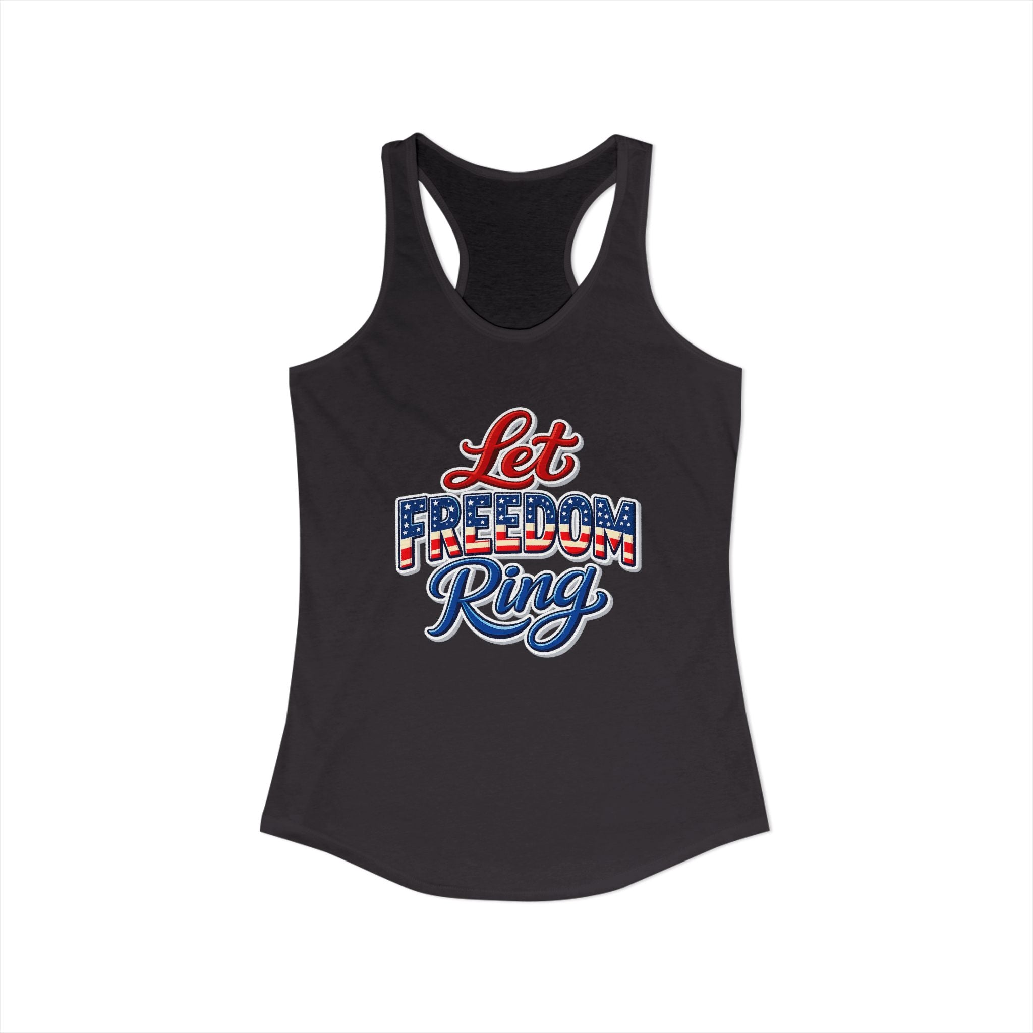 Let Freedom Ring Women's Ideal Racerback Tank