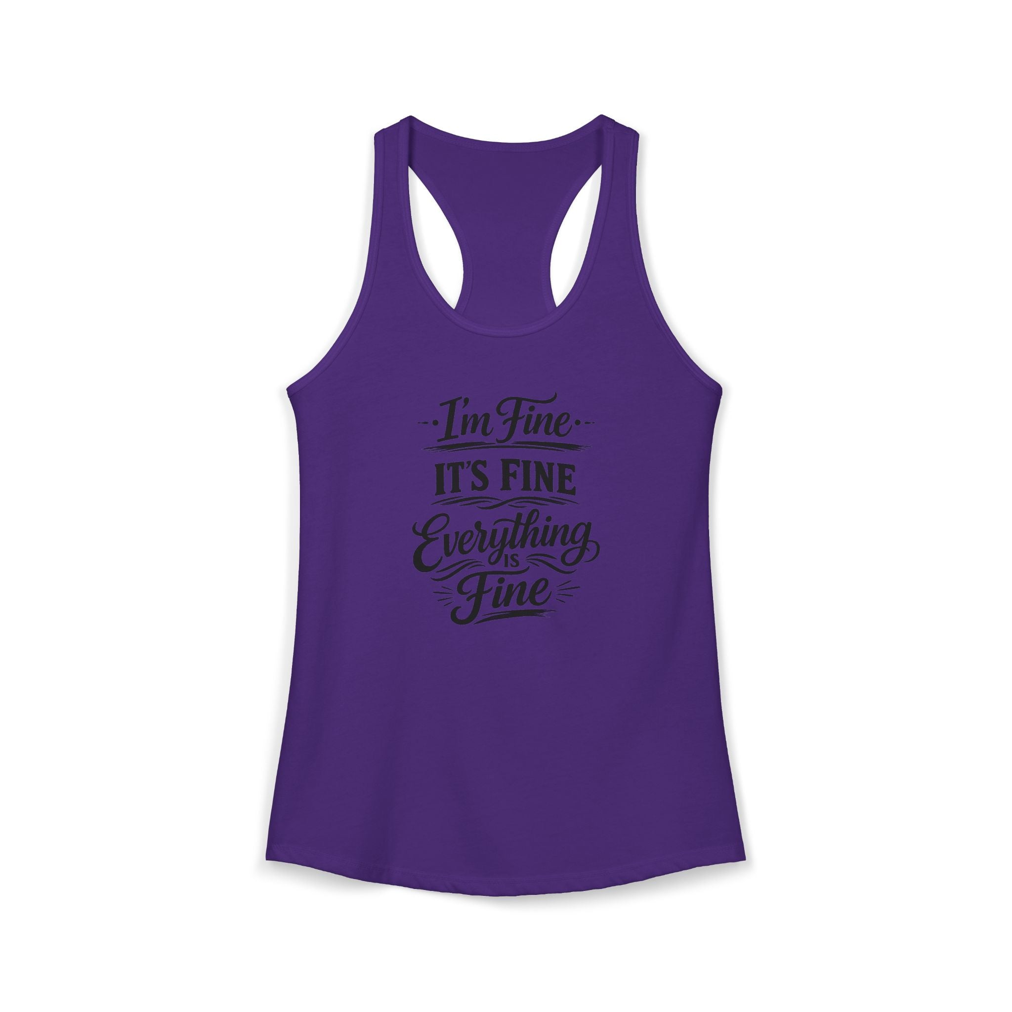 Women's I'm Fine Racerback Tank