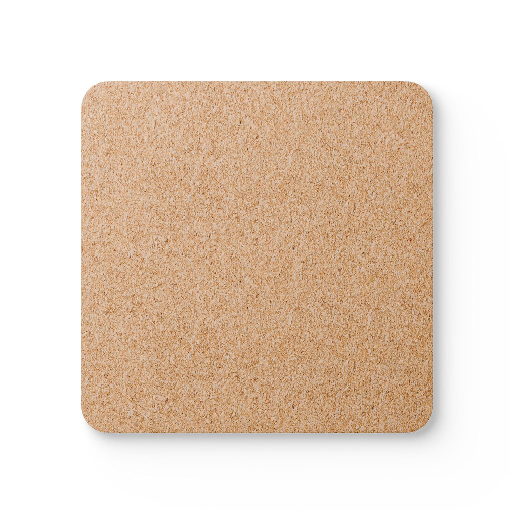 Hey-Ey-Ey Buffalo Cork Wood Coaster Set | Blue Buffalo Drink Coasters