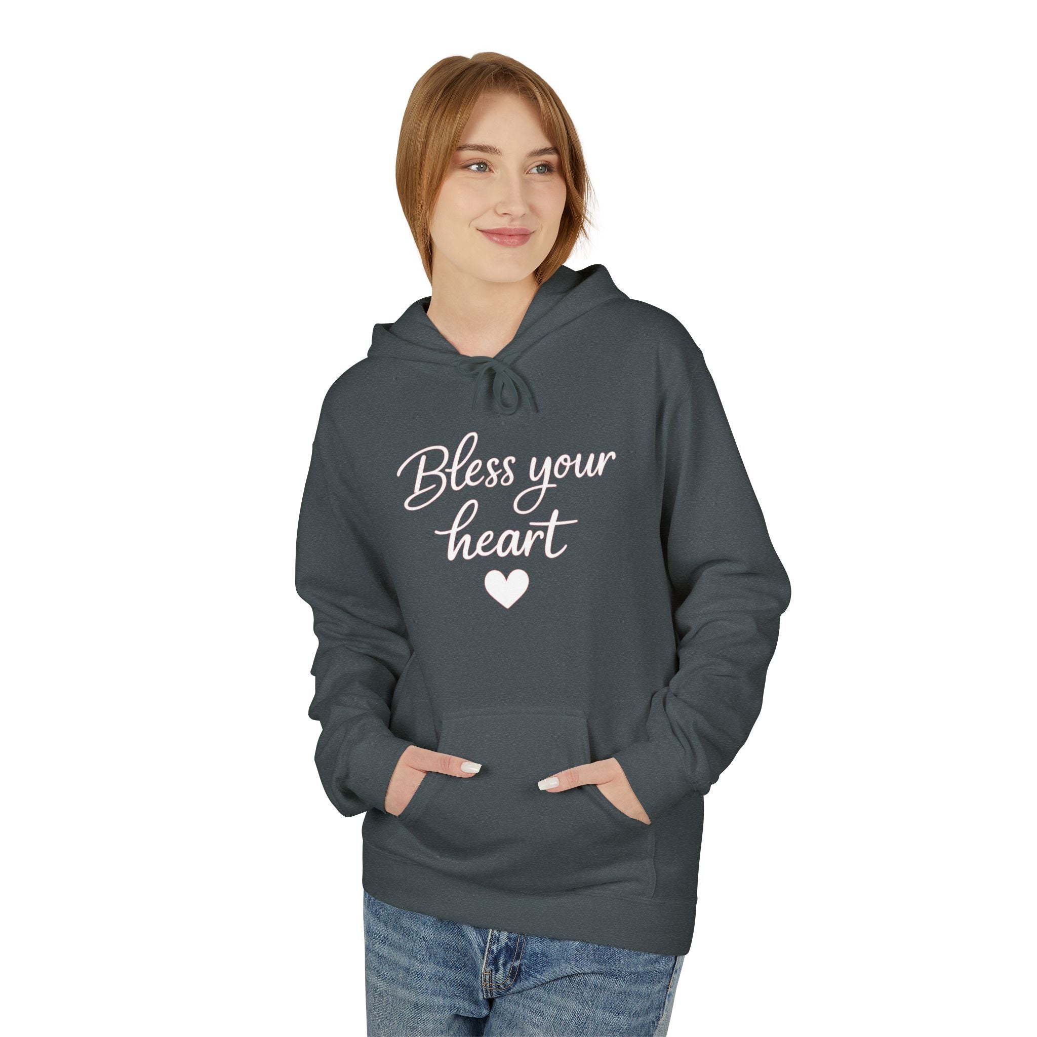 Bless Your Heart Hoodie | Script Heart Design