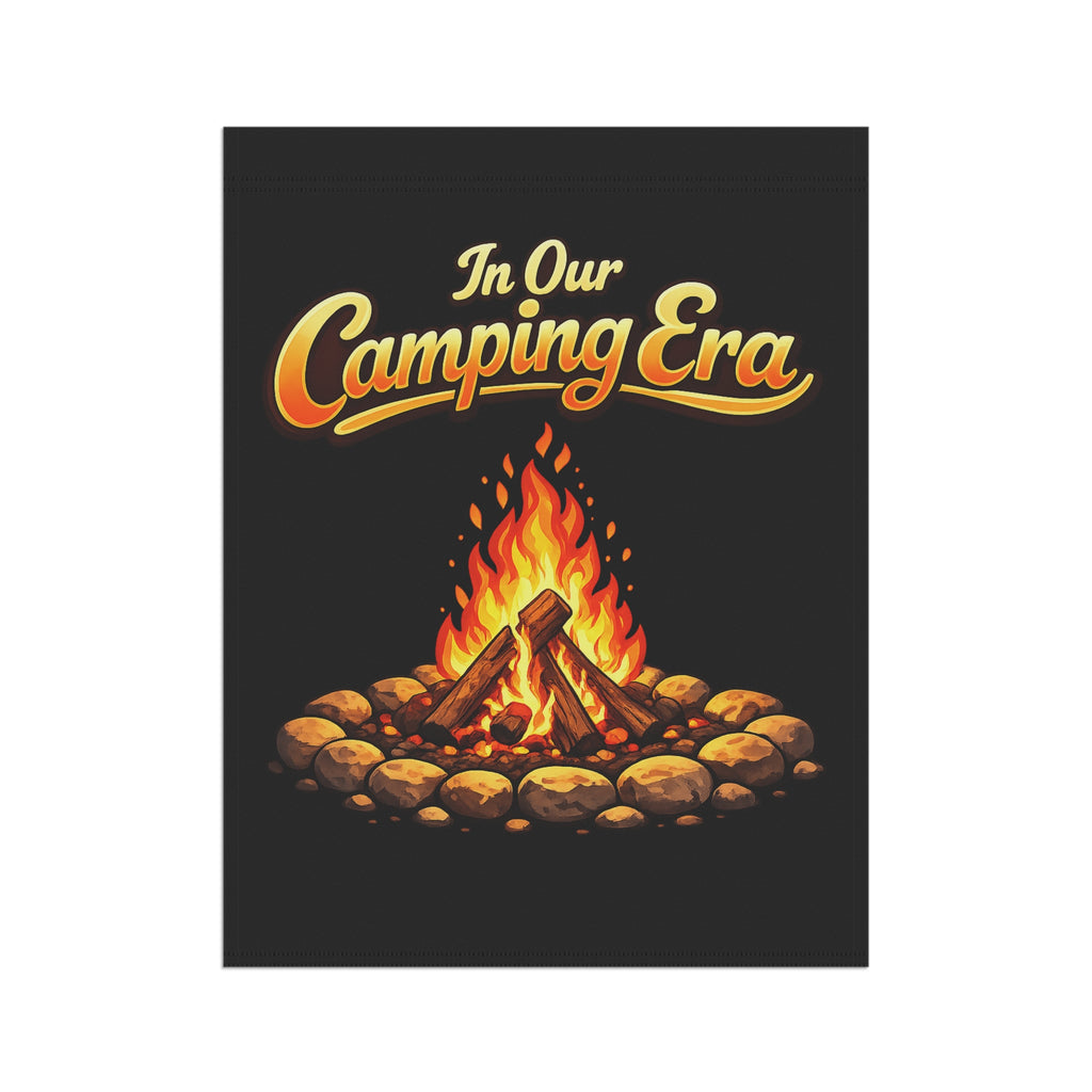 Campfire 'In Our Camping Era' Garden Flag | Outdoor Décor
