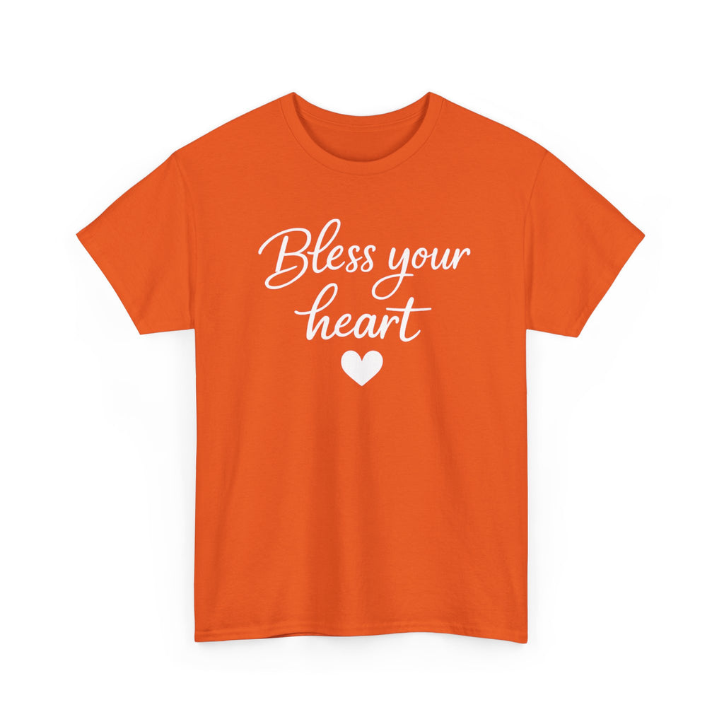 Bless Your Heart tee | Script heart design, Southern phrase t-shirt