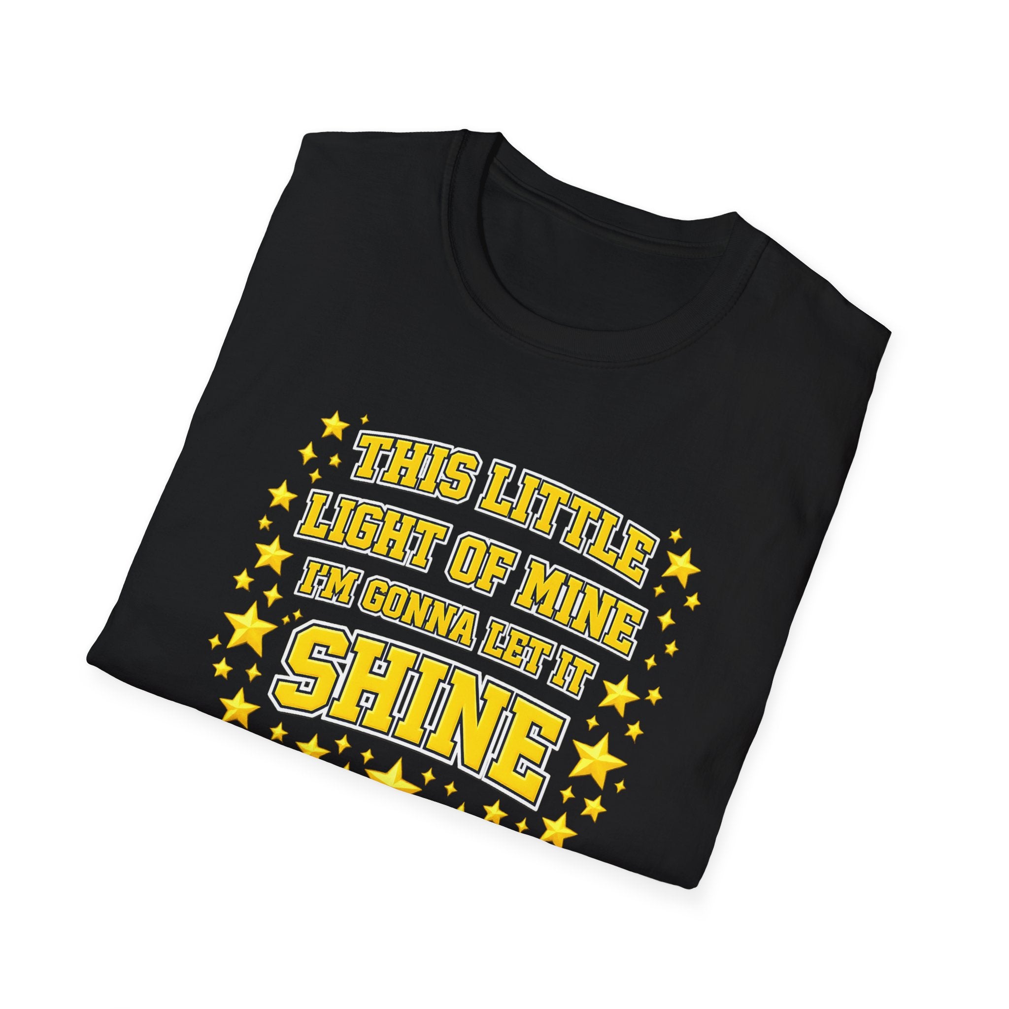 Shine T-Shirt — "This Little Light of Mine" Inspirational Graphic Tee