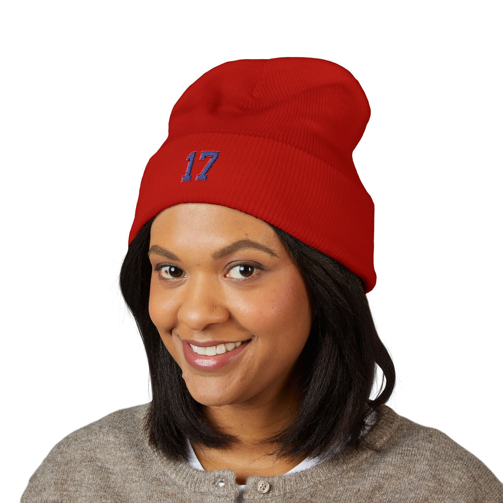 Buffalo 17 embroidered beanie | Cuffed Beanie