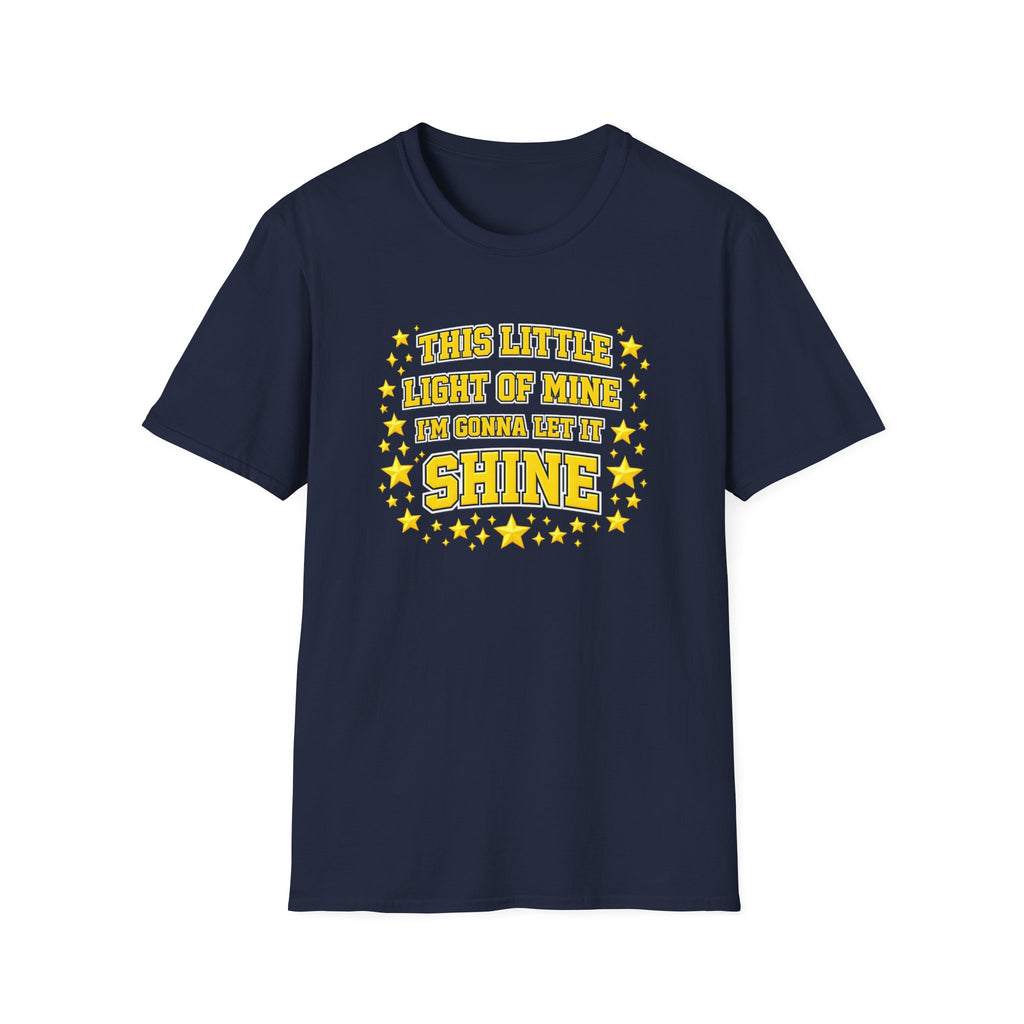 Shine T-Shirt — "This Little Light of Mine" Inspirational Graphic Tee