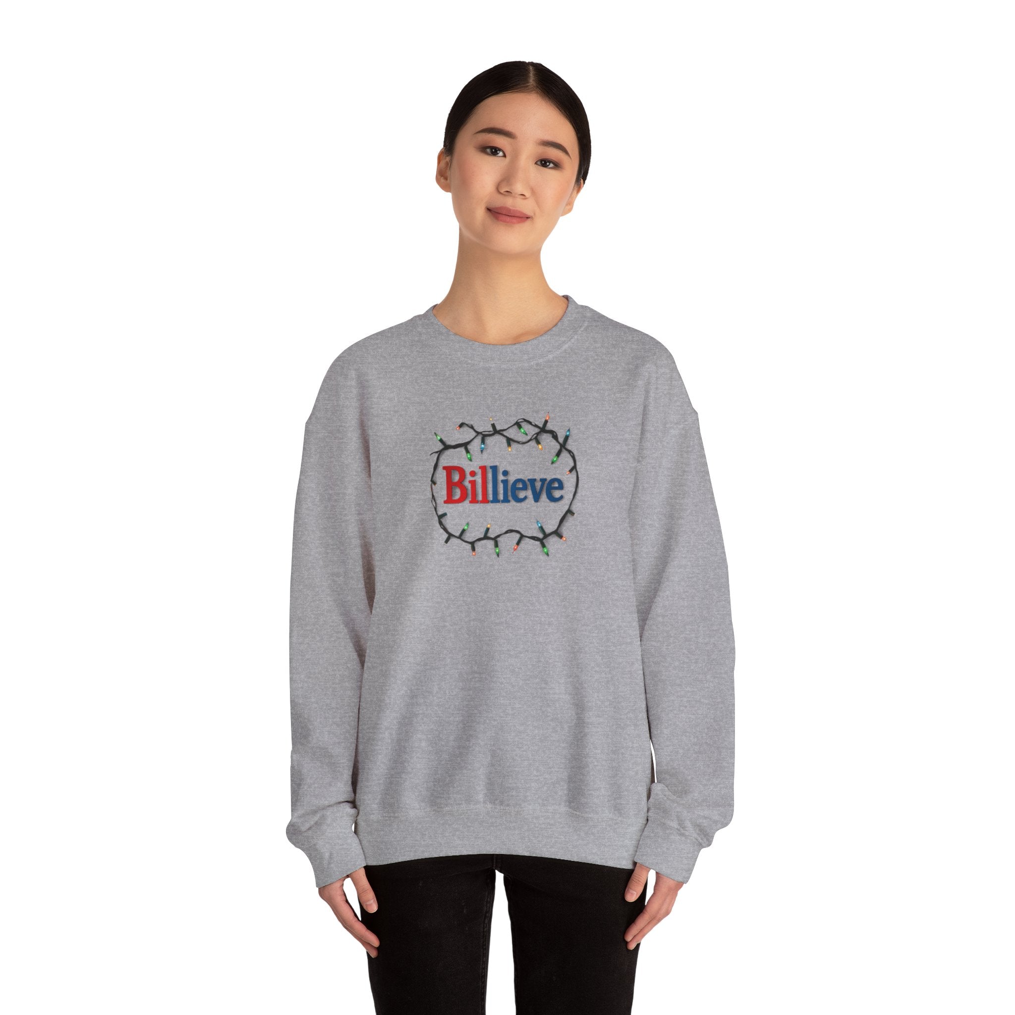 Billieve Logo Crewneck Sweatshirt | Barbed Wire Graphic
