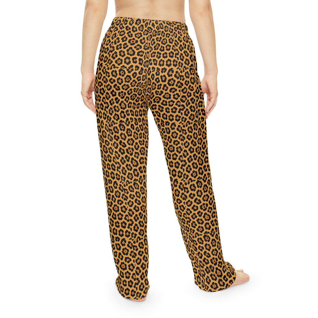 Leopard Print Women's Pajama Pants | Animal Print Lounge Sleepwear