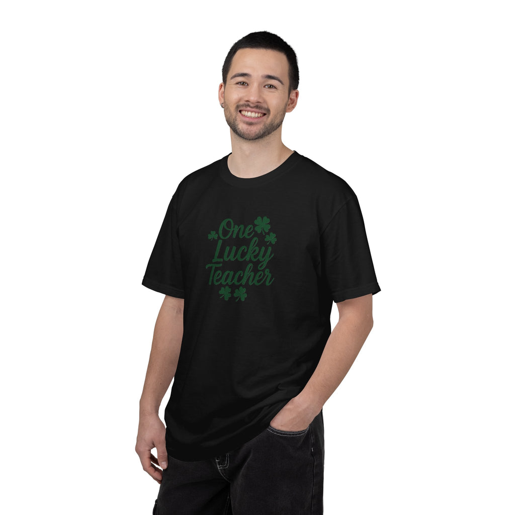 One Lucky Teacher T-shirt | St. Patrick's Day Shamrock Teacher Tee