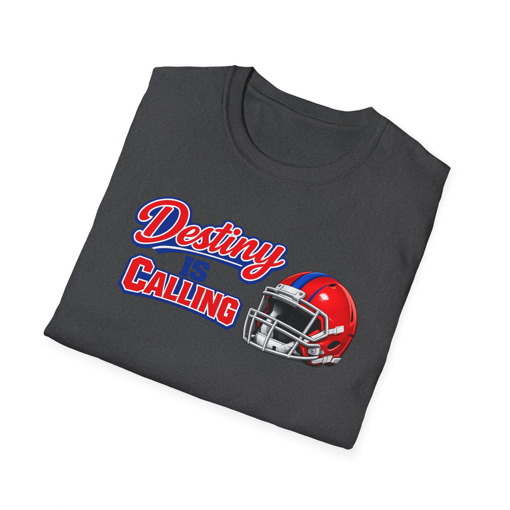 Destiny Is Calling Football Helmet T-Shirt | Sports Team Tee