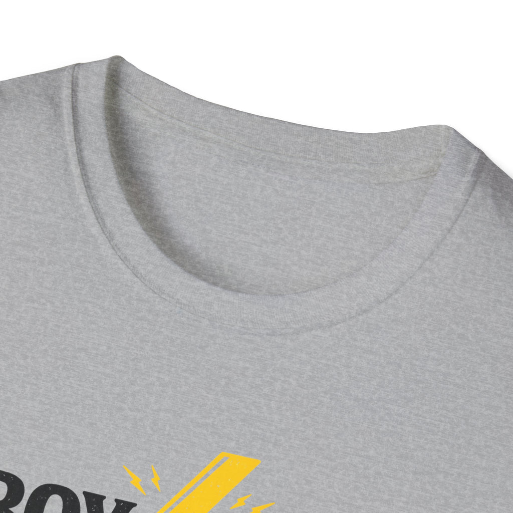 Boy Mom Lightning T-Shirt — Graphic Mom Tee for Proud Boys’ Moms