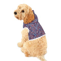 Red Blue Chevron Stripe Pet Hoodie | Dog Hoodie, Cat Hoodie